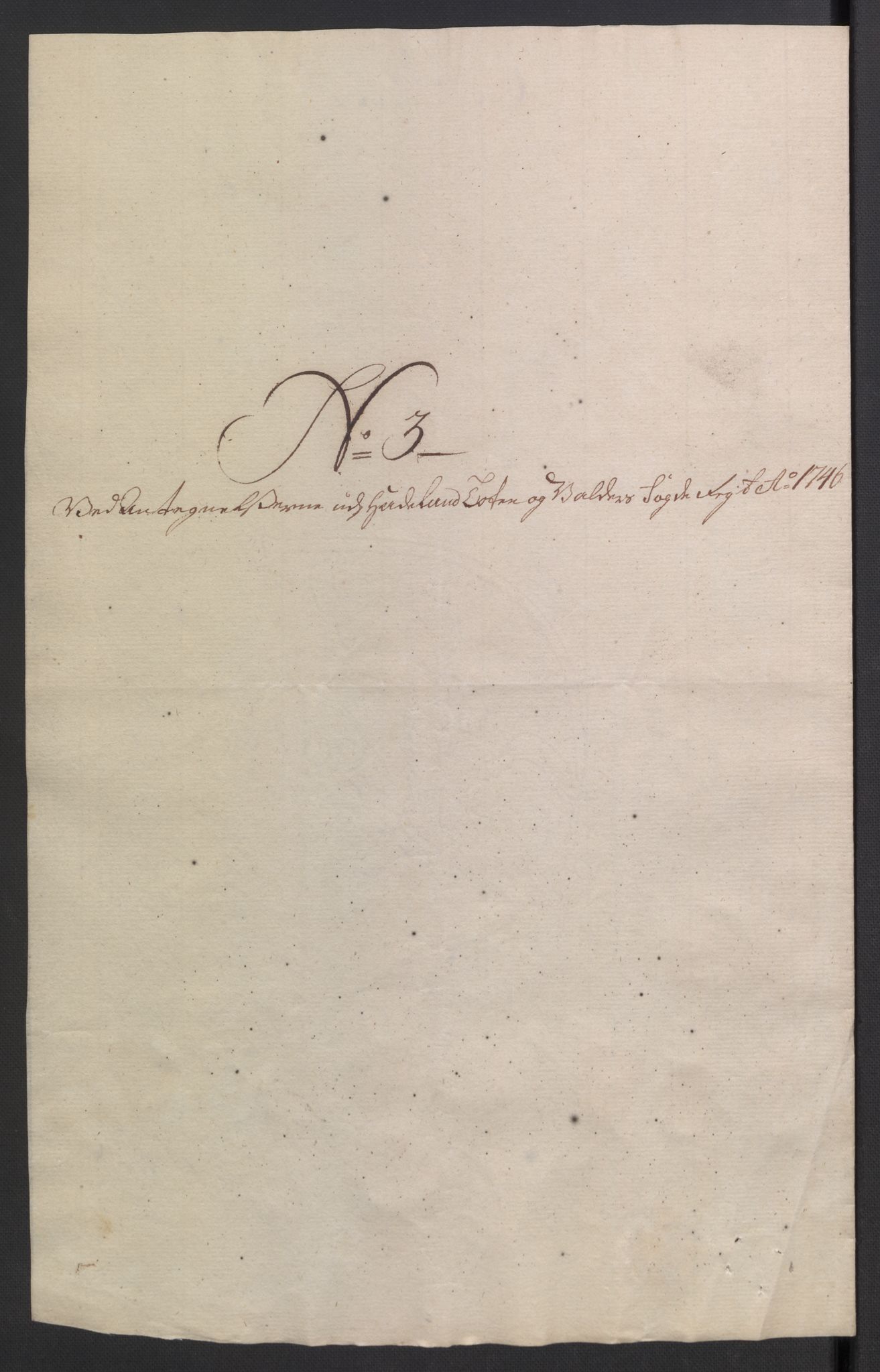 Rentekammeret inntil 1814, Reviderte regnskaper, Fogderegnskap, AV/RA-EA-4092/R18/L1345: Fogderegnskap Hadeland, Toten og Valdres, 1745-1746, p. 584