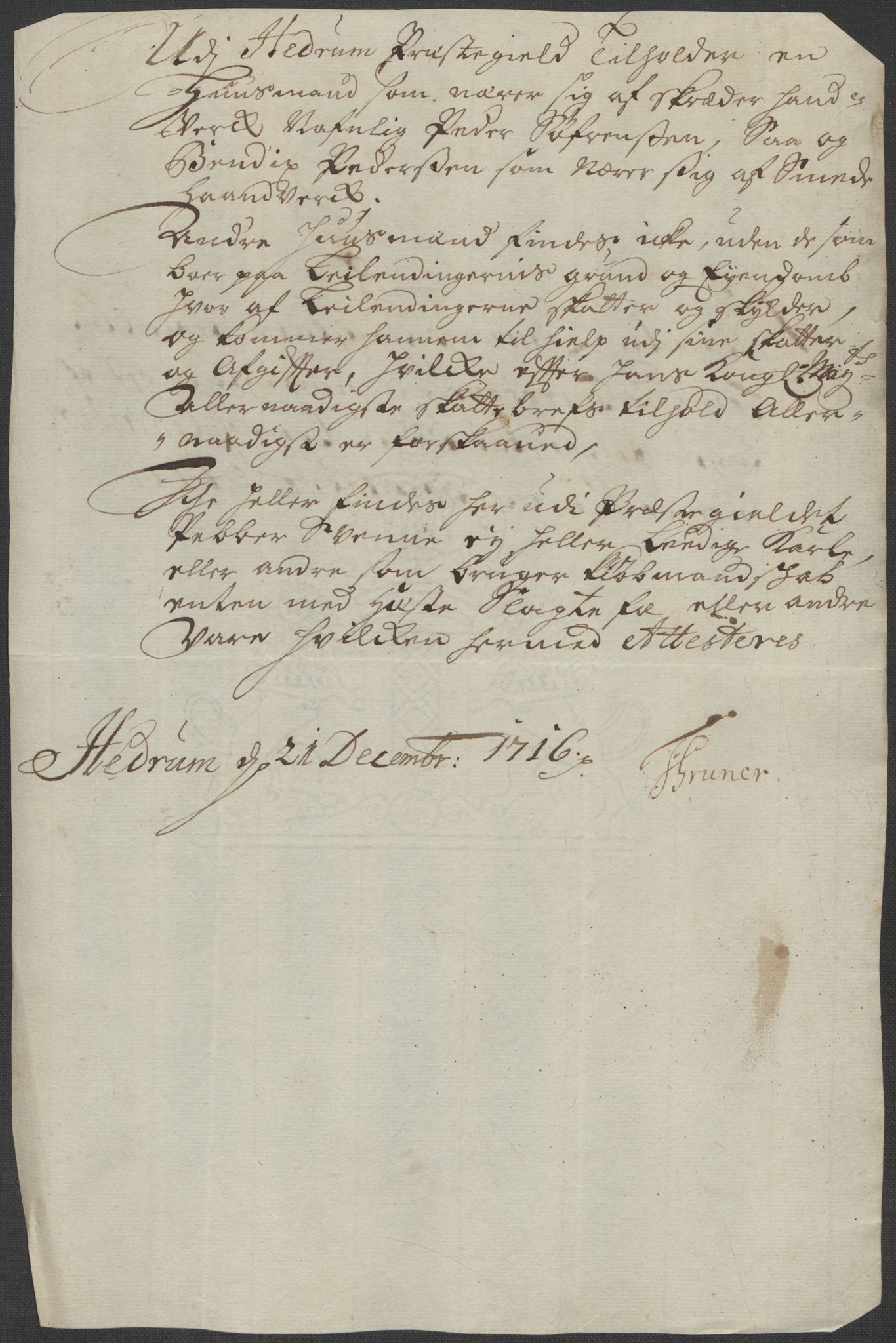 Rentekammeret inntil 1814, Reviderte regnskaper, Fogderegnskap, AV/RA-EA-4092/R33/L1987: Fogderegnskap Larvik grevskap, 1716-1717, p. 163