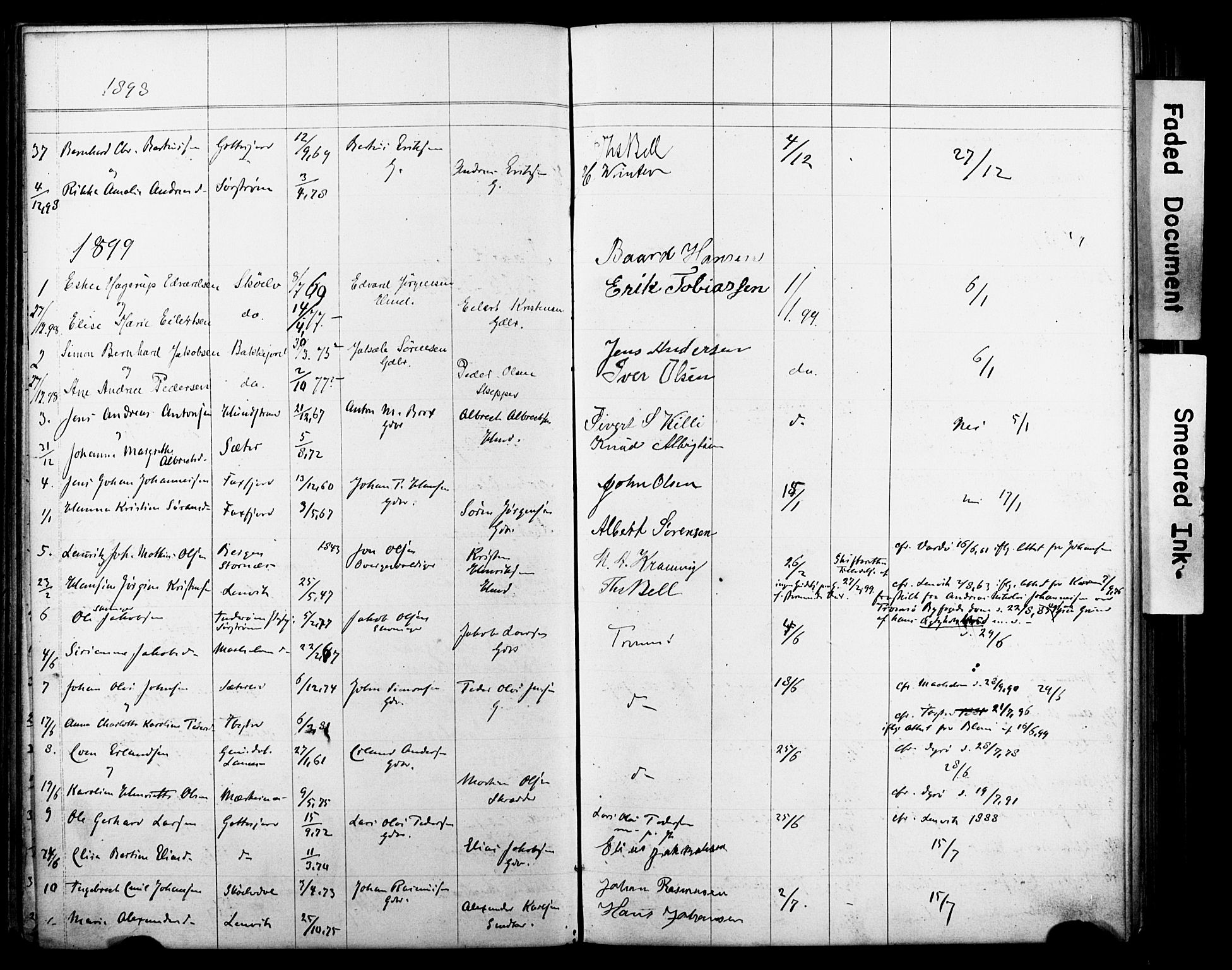 Tranøy sokneprestkontor, SATØ/S-1313/J/Jc/L0052: Banns register no. 52, 1876-1918