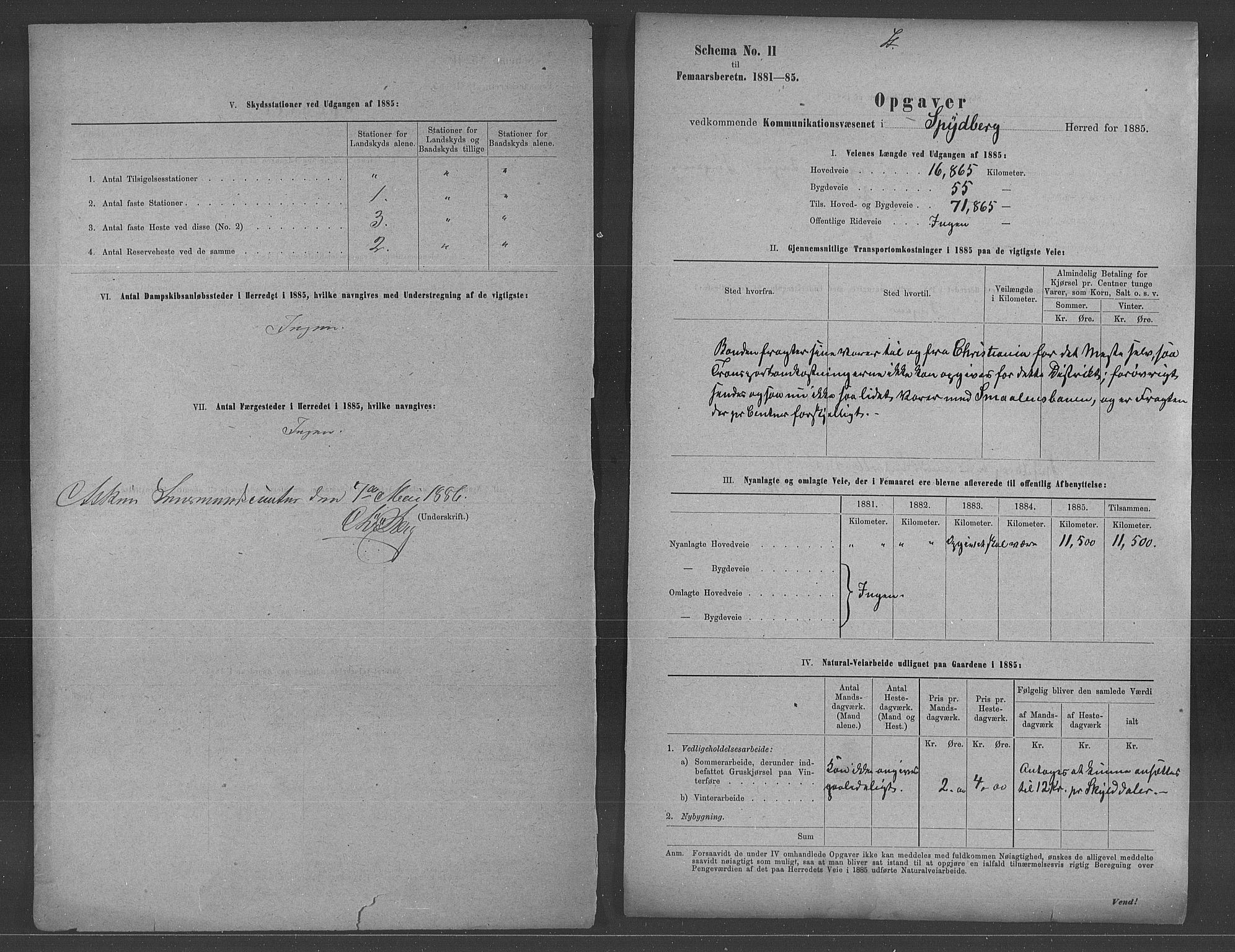 Statistisk sentralbyrå, Næringsøkonomiske emner, Generelt - Amtmennenes femårsberetninger, AV/RA-S-2233/F/Fa/L0061: --, 1881-1885, p. 731