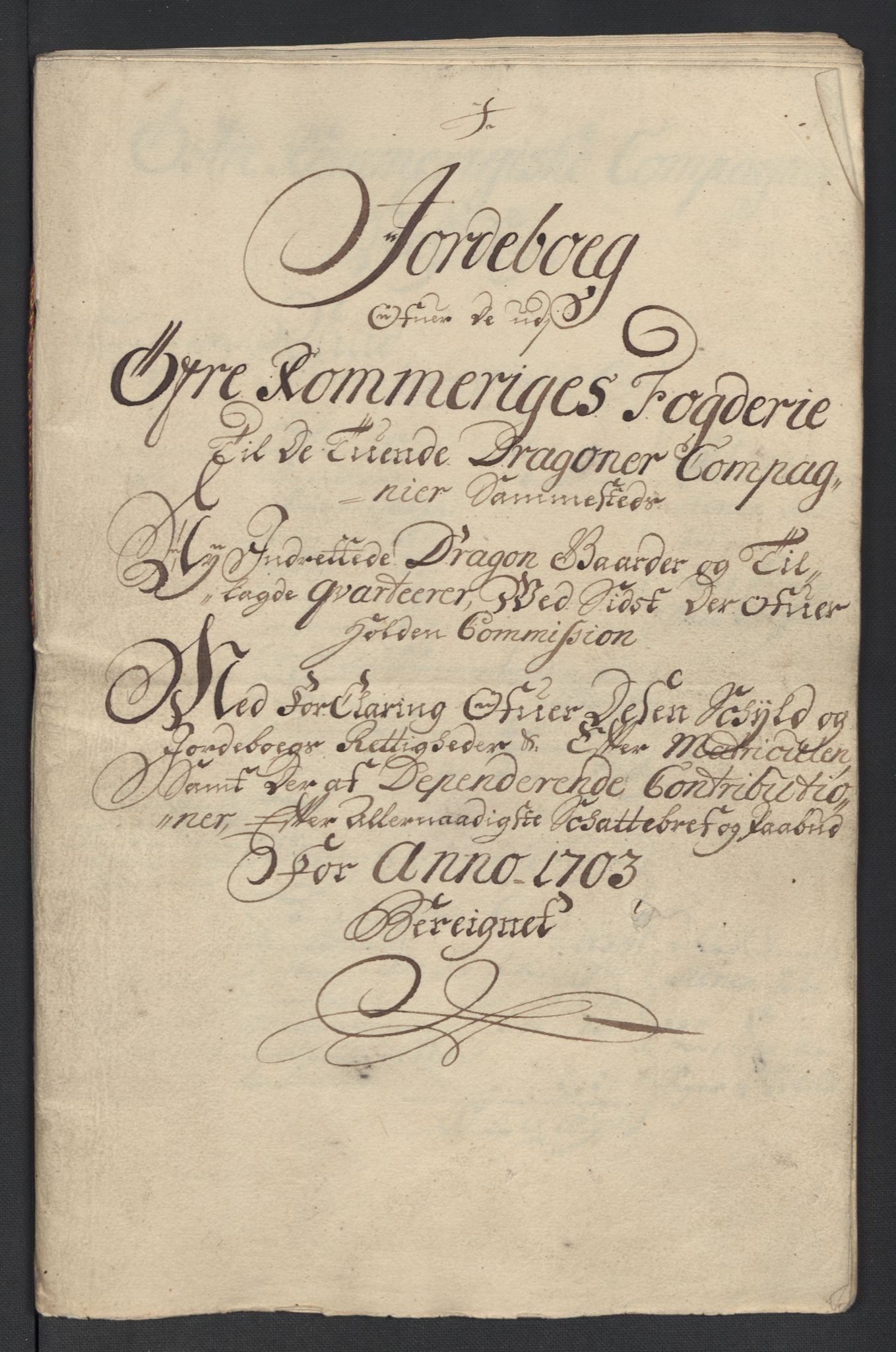 Rentekammeret inntil 1814, Reviderte regnskaper, Fogderegnskap, RA/EA-4092/R12/L0716: Fogderegnskap Øvre Romerike, 1703, p. 269