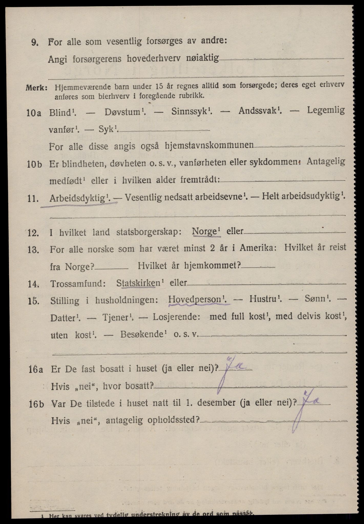 SAT, 1920 census for Ålvundeid, 1920, p. 183