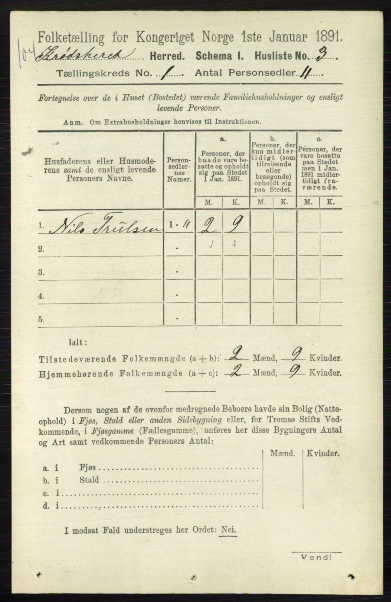 RA, 1891 census for 0621 Sigdal, 1891, p. 4922