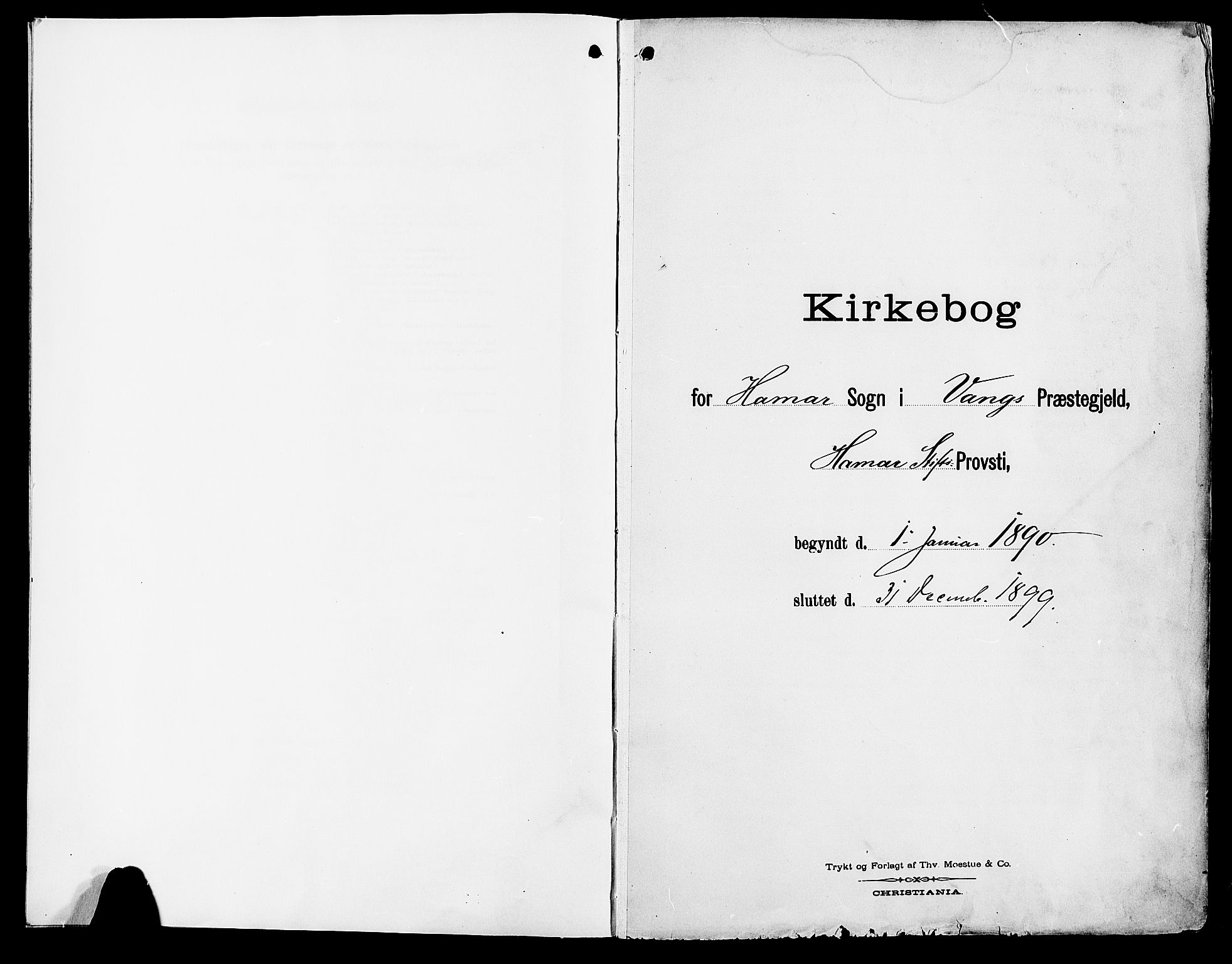 Vang prestekontor, Hedmark, AV/SAH-PREST-008/H/Ha/Haa/L0017: Parish register (official) no. 17, 1890-1899