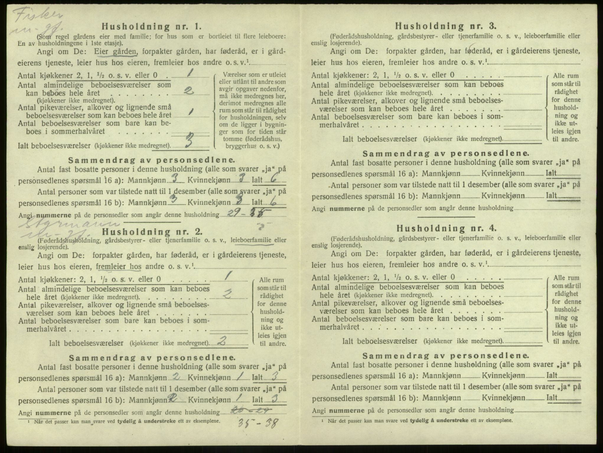 SAB, 1920 census for Kinn, 1920, p. 413