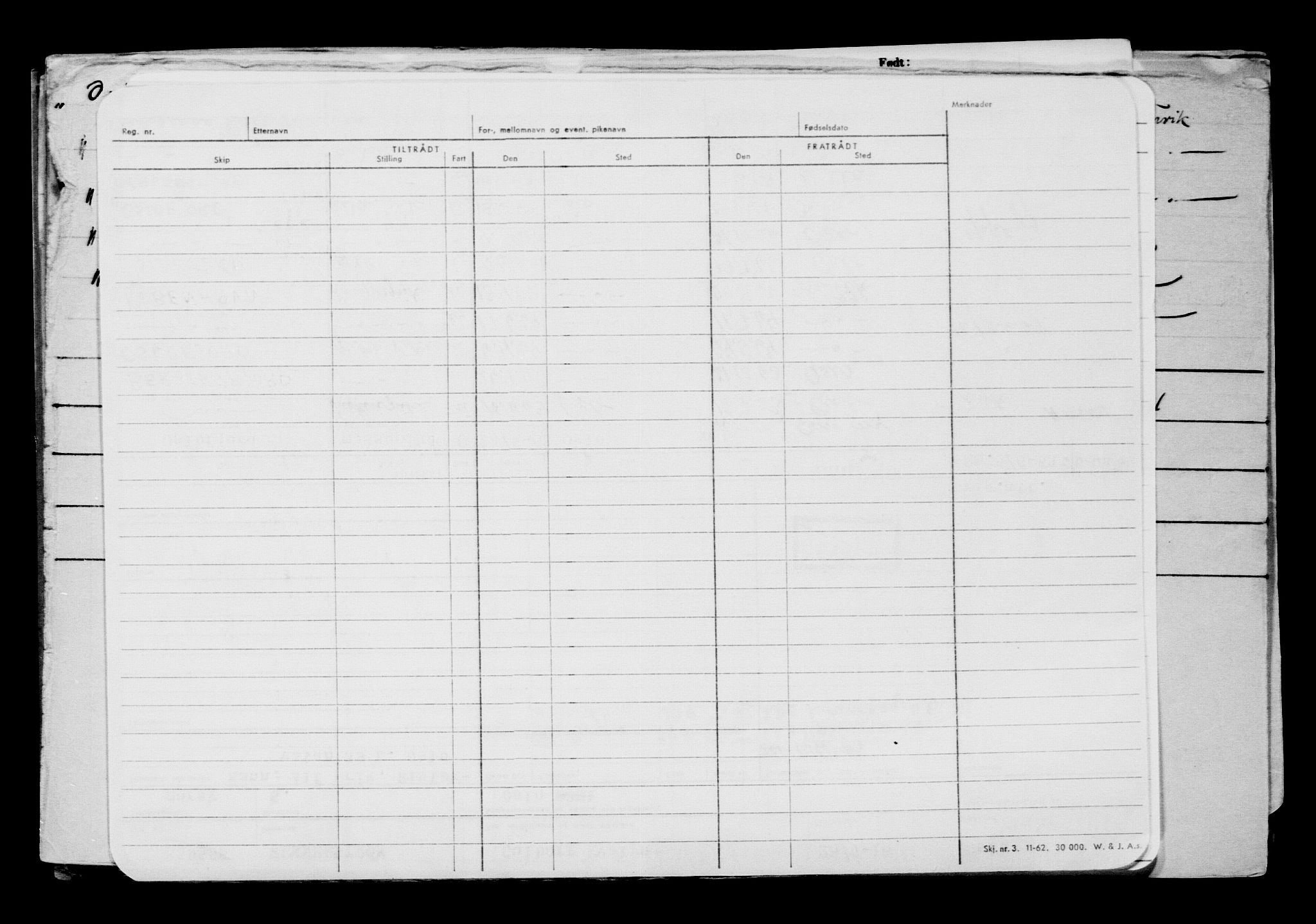 Direktoratet for sjømenn, RA/S-3545/G/Gb/L0160: Hovedkort, 1918, p. 525