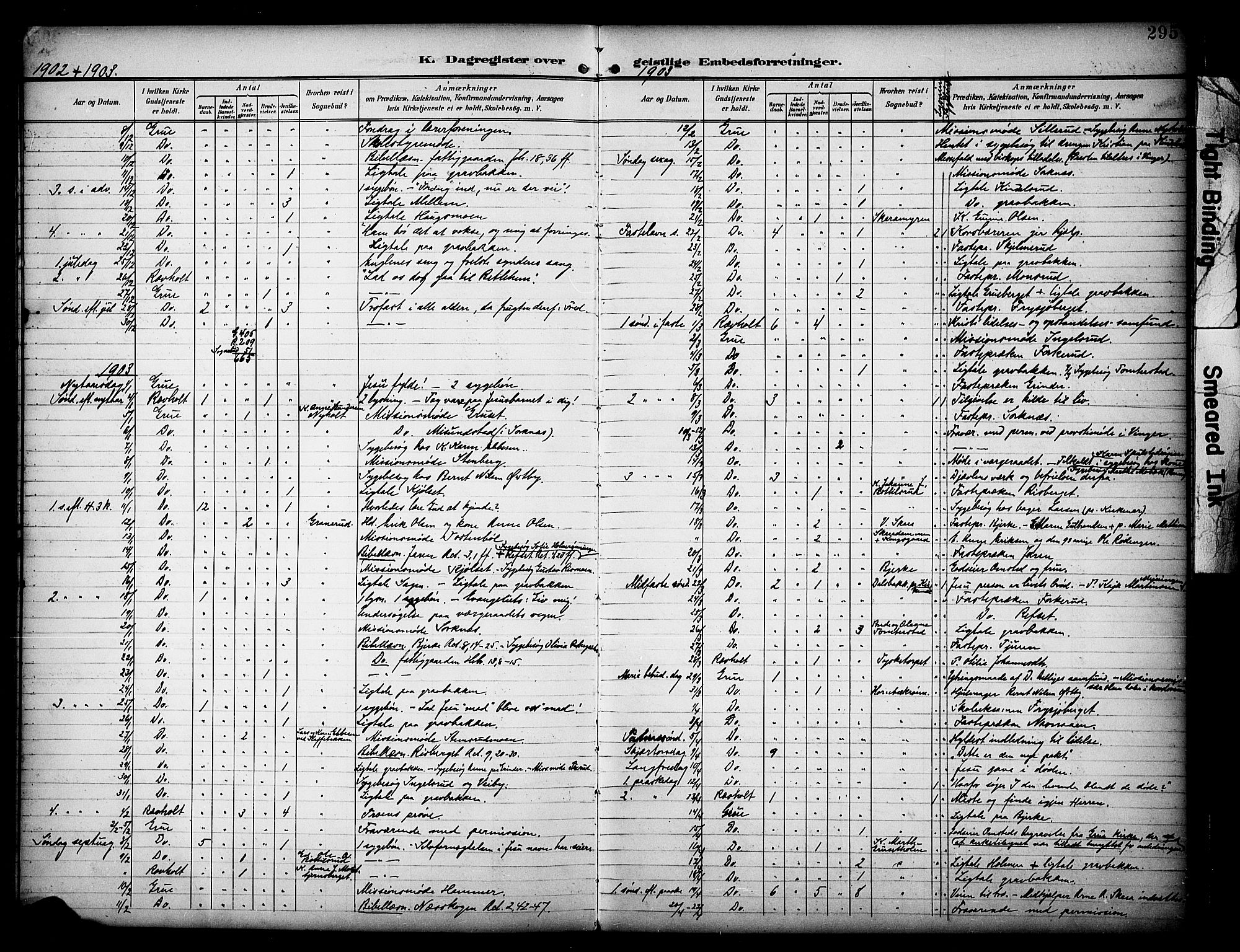 Grue prestekontor, AV/SAH-PREST-036/H/Ha/Haa/L0013: Parish register (official) no. 13, 1898-1910, p. 295