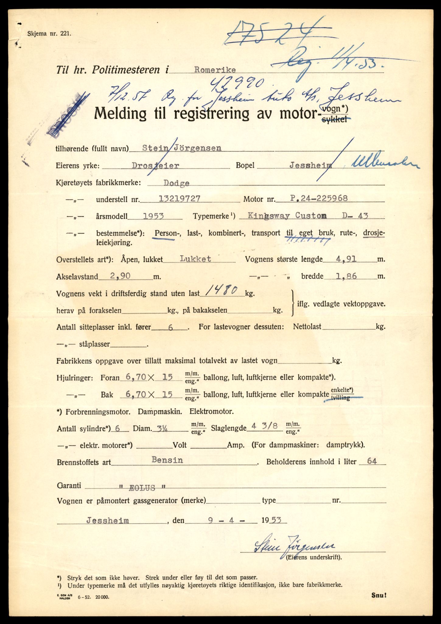 Møre og Romsdal vegkontor - Ålesund trafikkstasjon, AV/SAT-A-4099/F/Fe/L0008: Registreringskort for kjøretøy T 747 - T 894, 1927-1998, p. 2694