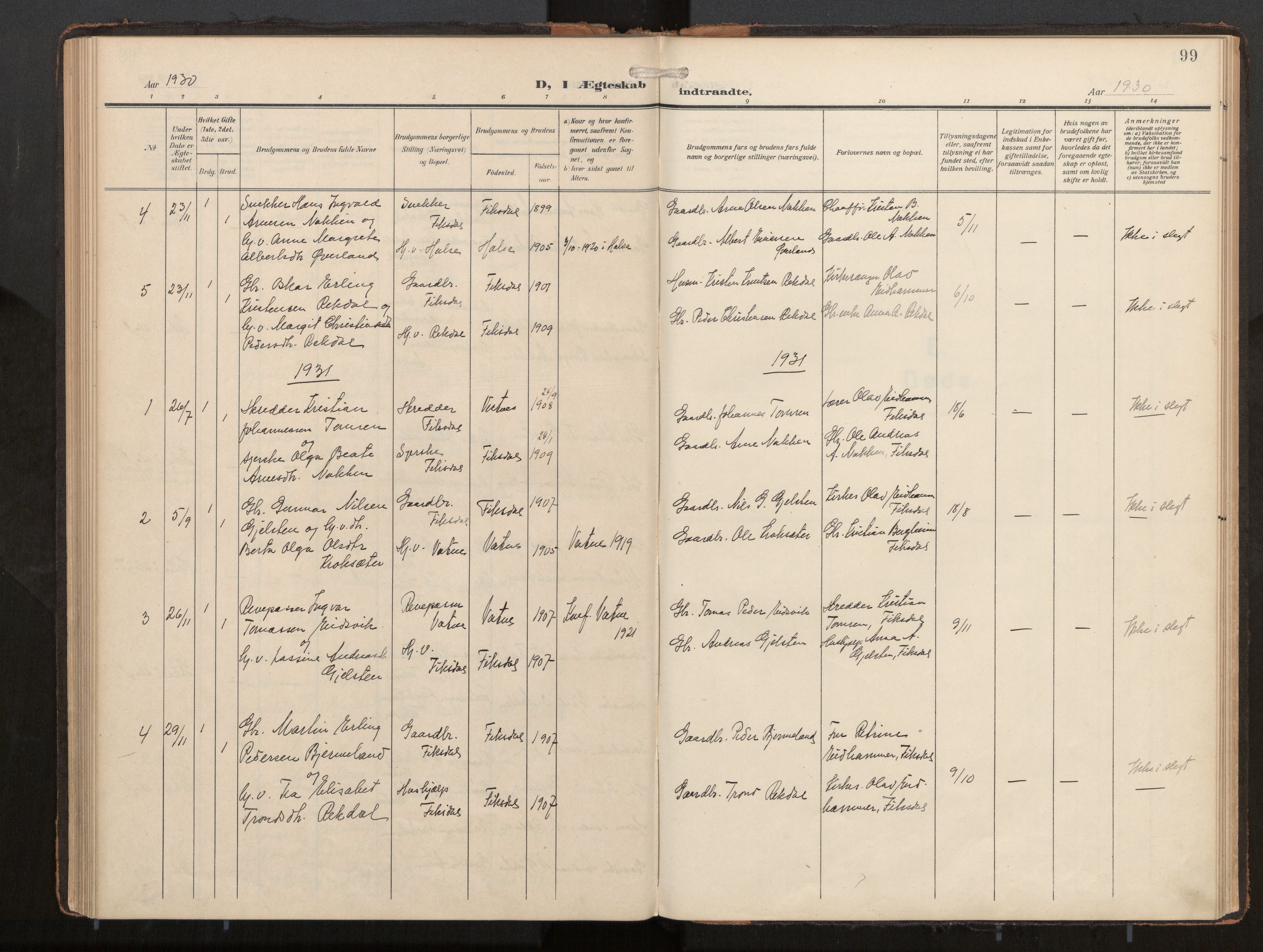 Ministerialprotokoller, klokkerbøker og fødselsregistre - Møre og Romsdal, AV/SAT-A-1454/540/L0540b: Parish register (official) no. 540A03, 1909-1932, p. 99