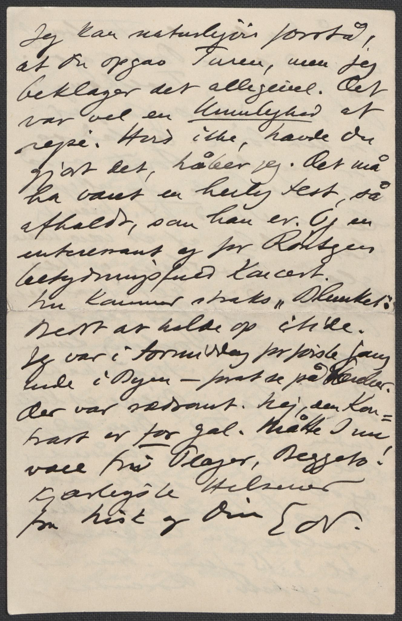 Beyer, Frants, AV/RA-PA-0132/F/L0001: Brev fra Edvard Grieg til Frantz Beyer og "En del optegnelser som kan tjene til kommentar til brevene" av Marie Beyer, 1872-1907, p. 694