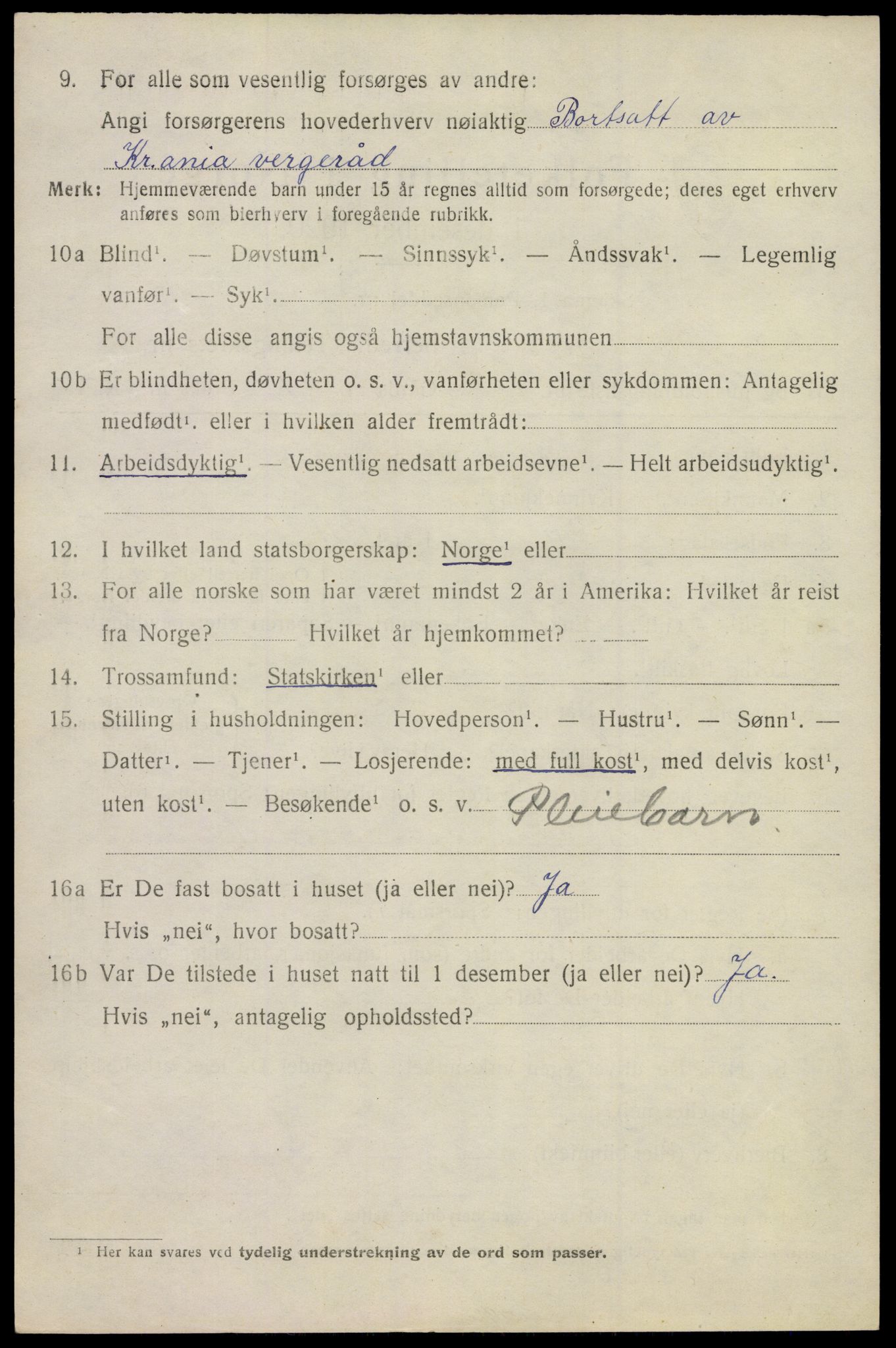 SAKO, 1920 census for Brunlanes, 1920, p. 7670