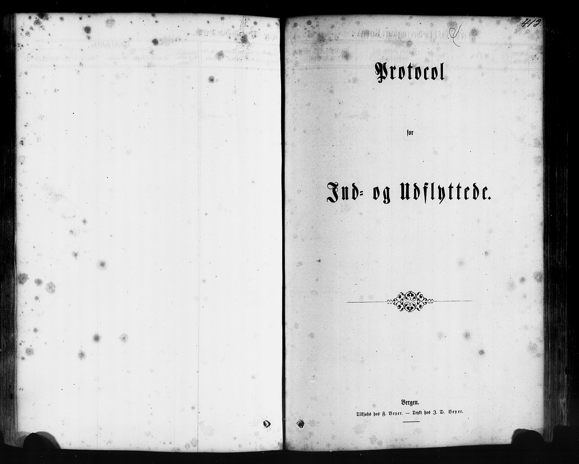 Hyllestad sokneprestembete, SAB/A-80401: Parish register (official) no. A 1, 1861-1886, p. 413