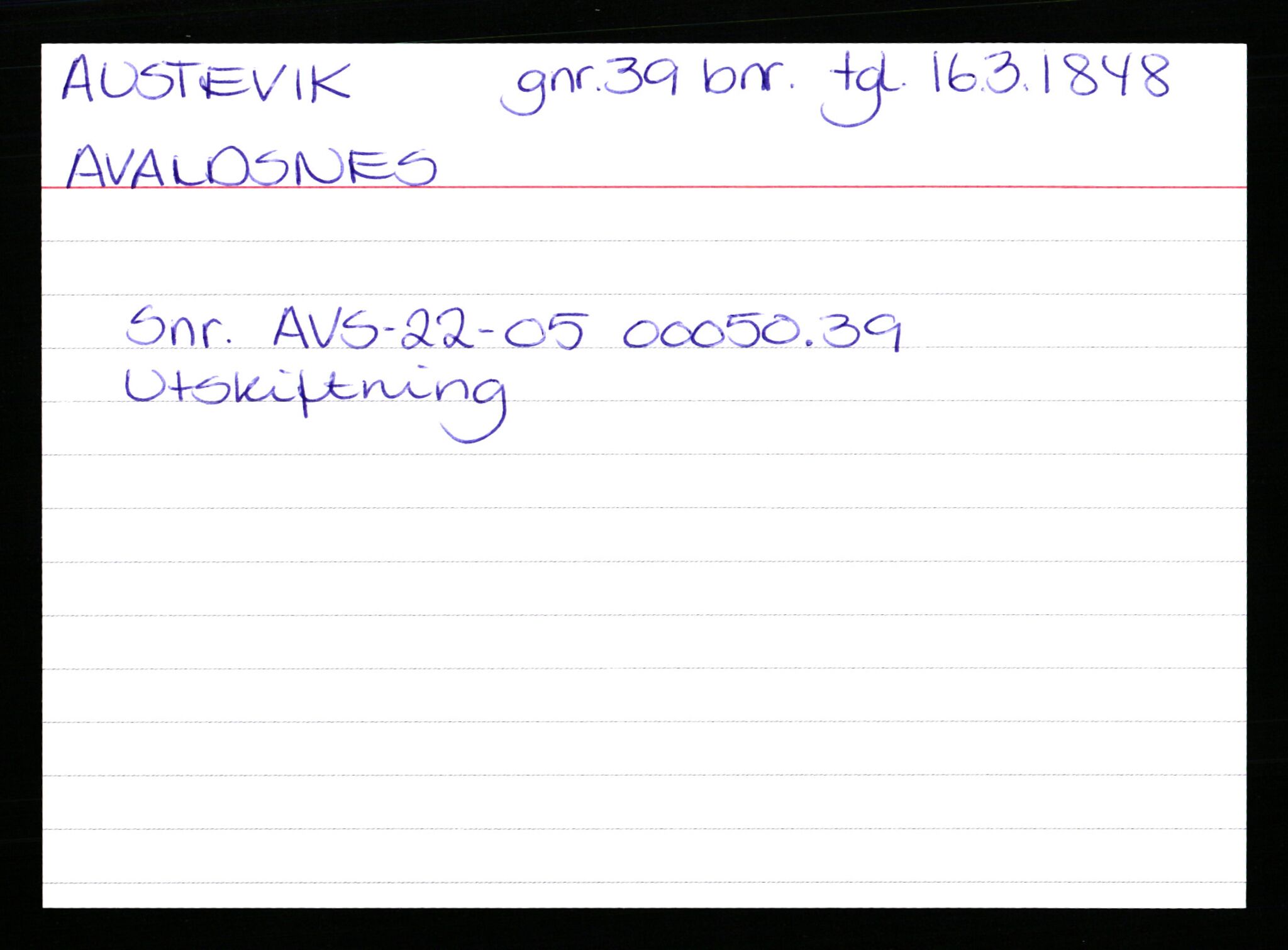 Statsarkivet i Stavanger, AV/SAST-A-101971/03/Y/Yk/L0002: Registerkort sortert etter gårdsnavn: Auglend - Bakkevik, 1750-1930, p. 272