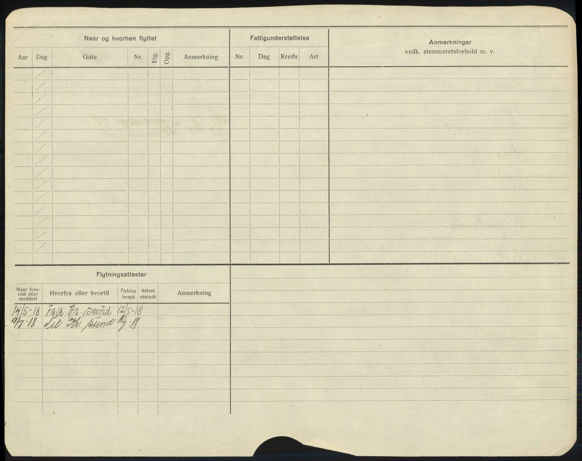 Bergen folkeregister, AV/SAB-A-17201/I/Ia/L0009: Utflyttet 1912 - 1920, Gjemnes - Grung, 1912-1920