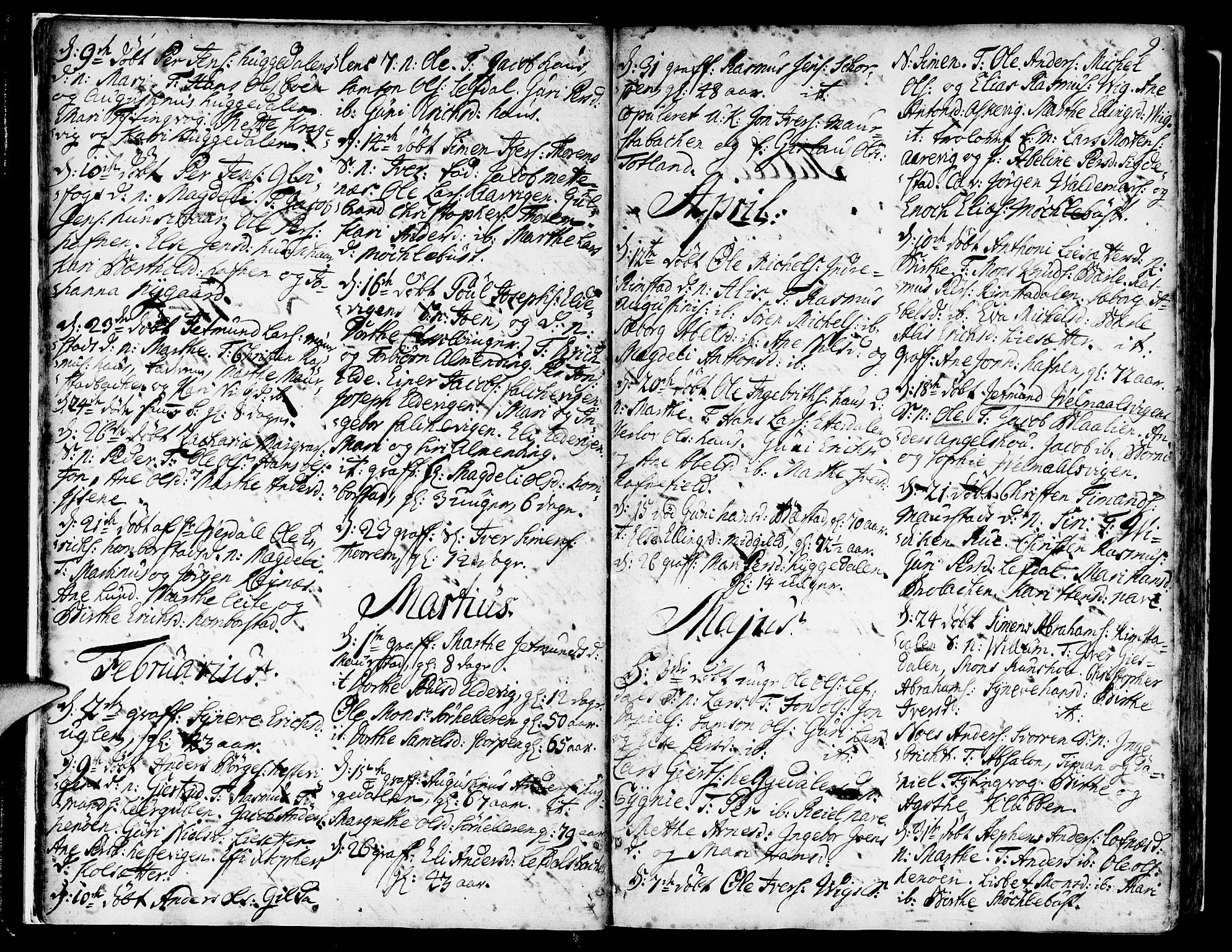 Davik sokneprestembete, SAB/A-79701/H/Haa/Haaa/L0002: Parish register (official) no. A 2, 1742-1816, p. 9