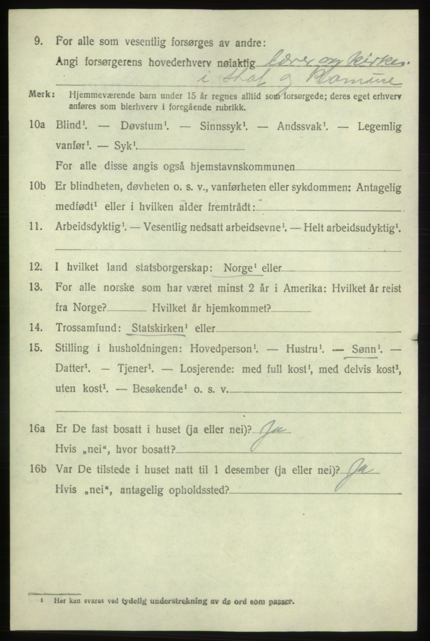 SAB, 1920 census for Bømlo, 1920, p. 1796