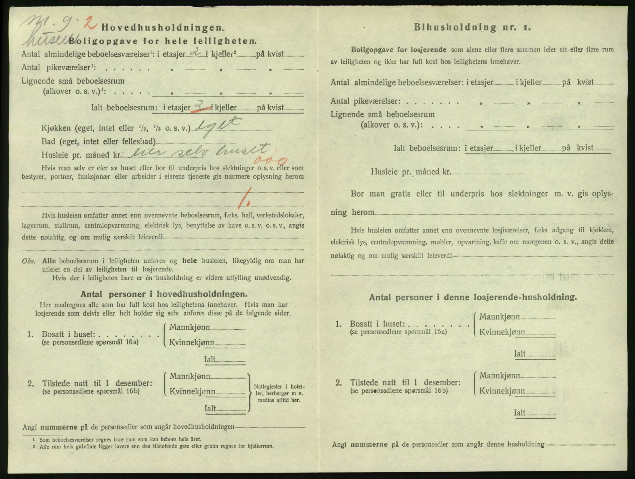 SAKO, 1920 census for Larvik, 1920, p. 3099