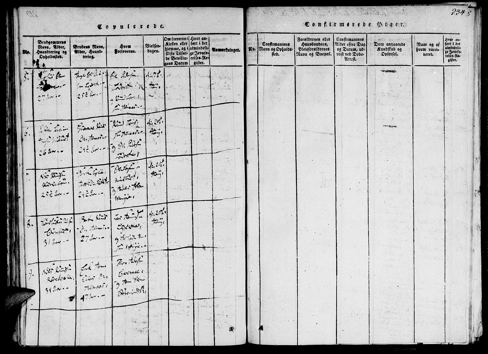 Ministerialprotokoller, klokkerbøker og fødselsregistre - Møre og Romsdal, AV/SAT-A-1454/520/L0273: Parish register (official) no. 520A03, 1817-1826, p. 220