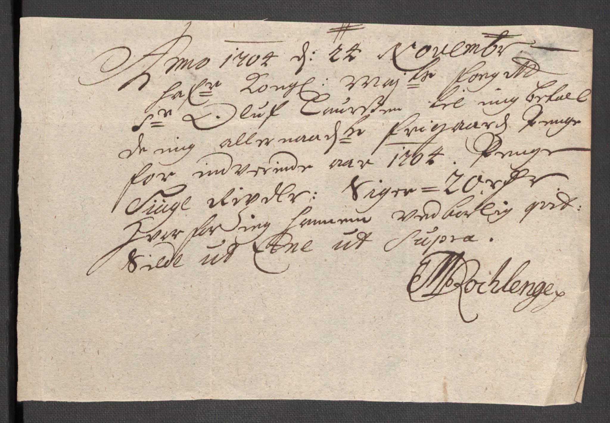 Rentekammeret inntil 1814, Reviderte regnskaper, Fogderegnskap, AV/RA-EA-4092/R48/L2982: Fogderegnskap Sunnhordland og Hardanger, 1704, p. 217