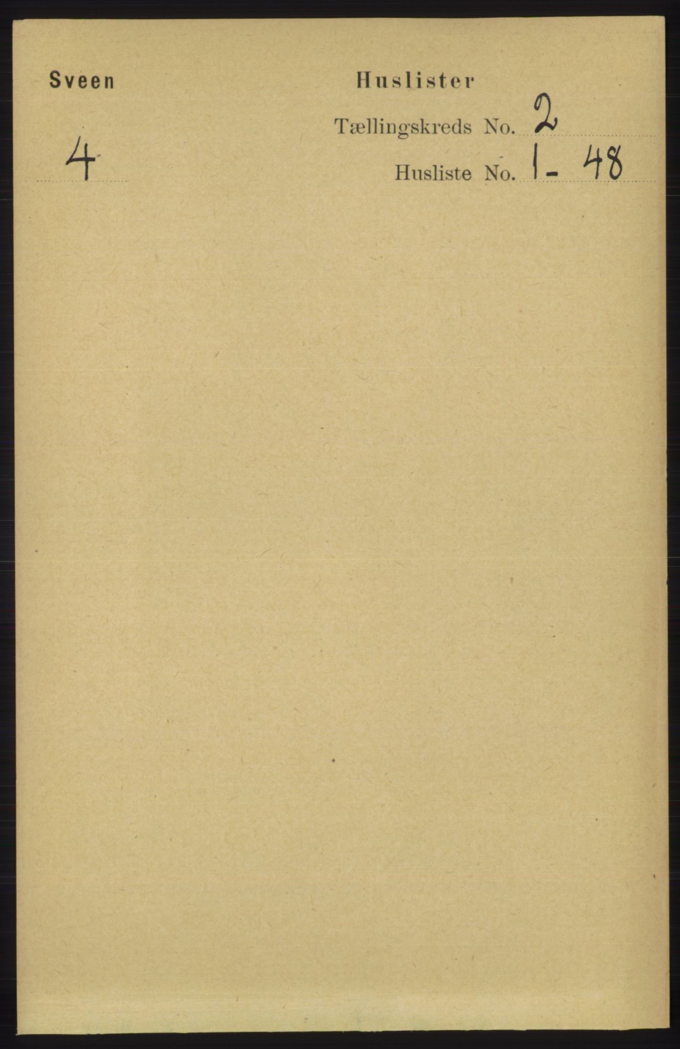 RA, 1891 census for 1216 Sveio, 1891, p. 464