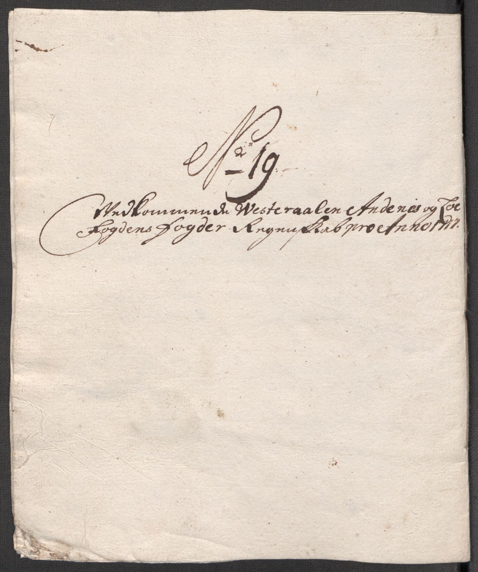 Rentekammeret inntil 1814, Reviderte regnskaper, Fogderegnskap, AV/RA-EA-4092/R67/L4683: Fogderegnskap Vesterålen, Andenes og Lofoten, 1717, p. 145