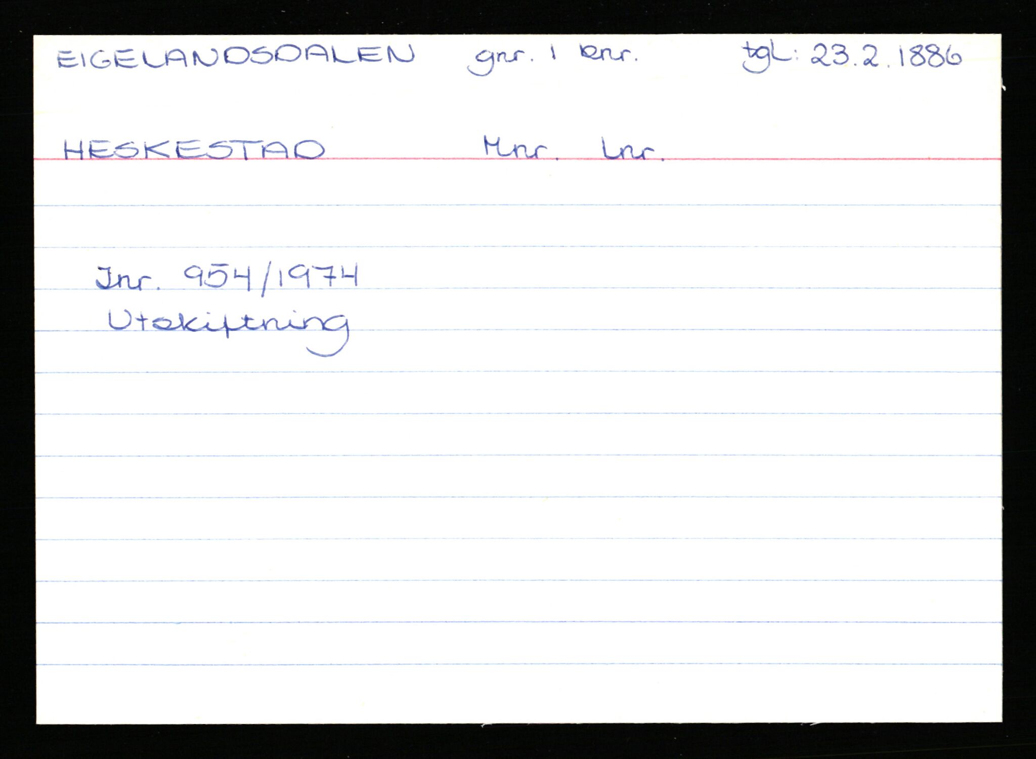 Statsarkivet i Stavanger, AV/SAST-A-101971/03/Y/Yk/L0008: Registerkort sortert etter gårdsnavn: Eig - Erlien, 1750-1930, p. 220