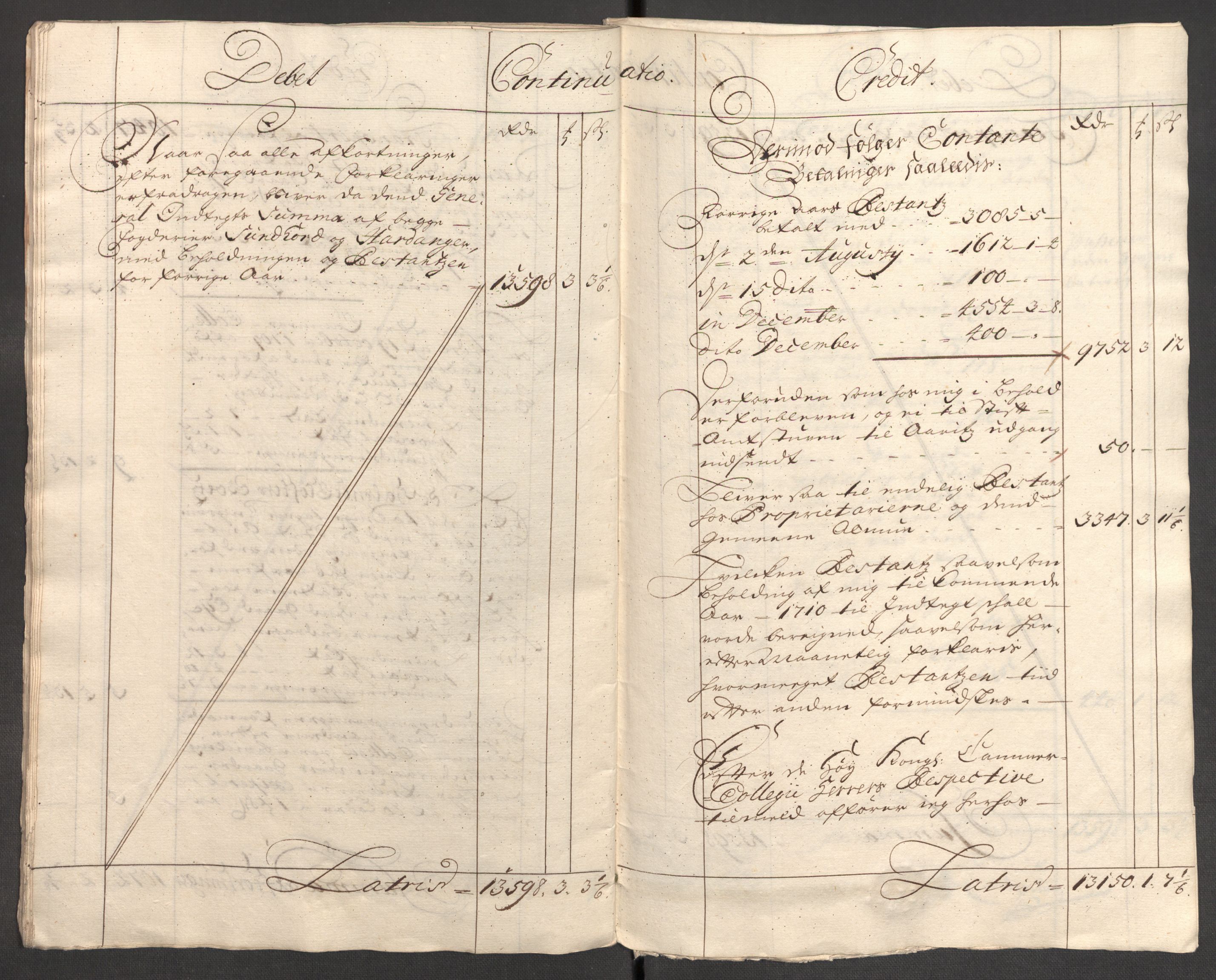 Rentekammeret inntil 1814, Reviderte regnskaper, Fogderegnskap, AV/RA-EA-4092/R48/L2986: Fogderegnskap Sunnhordland og Hardanger, 1709-1710, p. 19