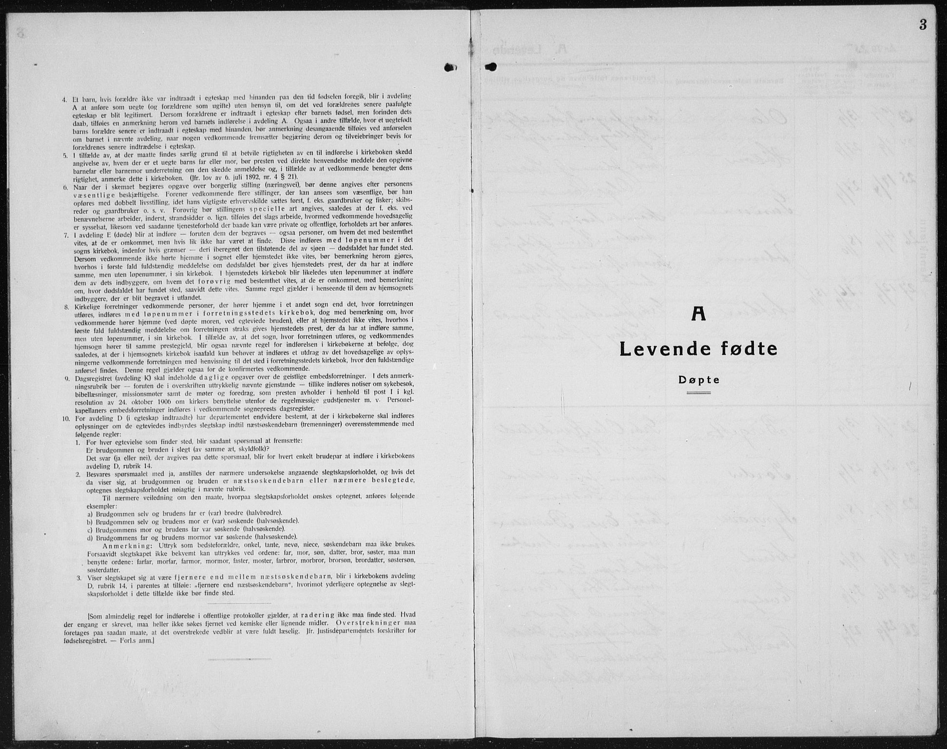 Kolbu prestekontor, SAH/PREST-110/H/Ha/Hab/L0002: Parish register (copy) no. 2, 1925-1942, p. 3