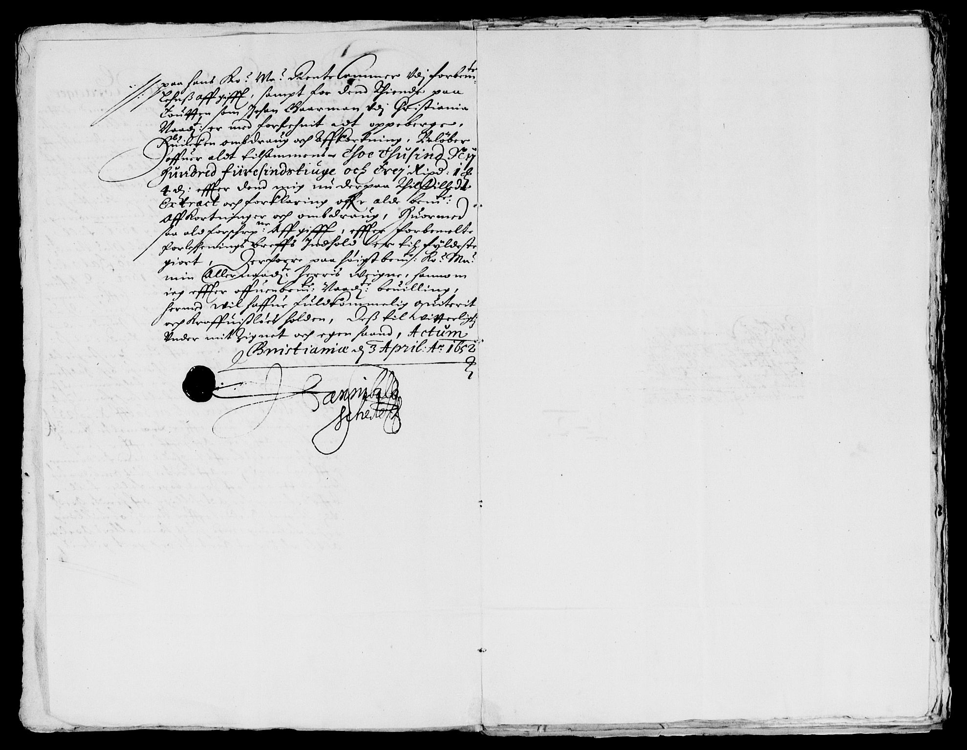 Rentekammeret inntil 1814, Reviderte regnskaper, Lensregnskaper, AV/RA-EA-5023/R/Rb/Rba/L0206: Akershus len, 1651-1652