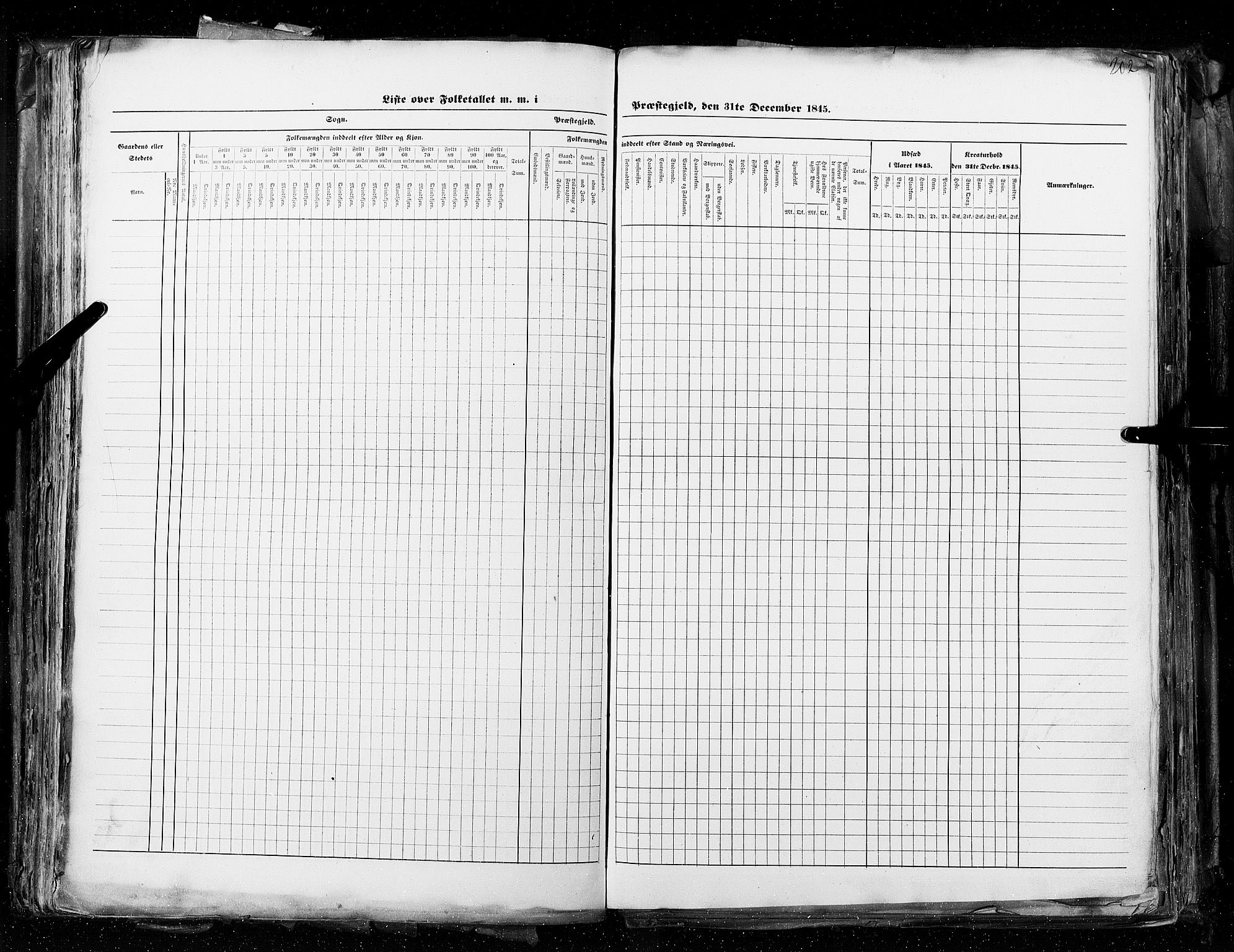 RA, Census 1845, vol. 4: Buskerud amt og Jarlsberg og Larvik amt, 1845, p. 202