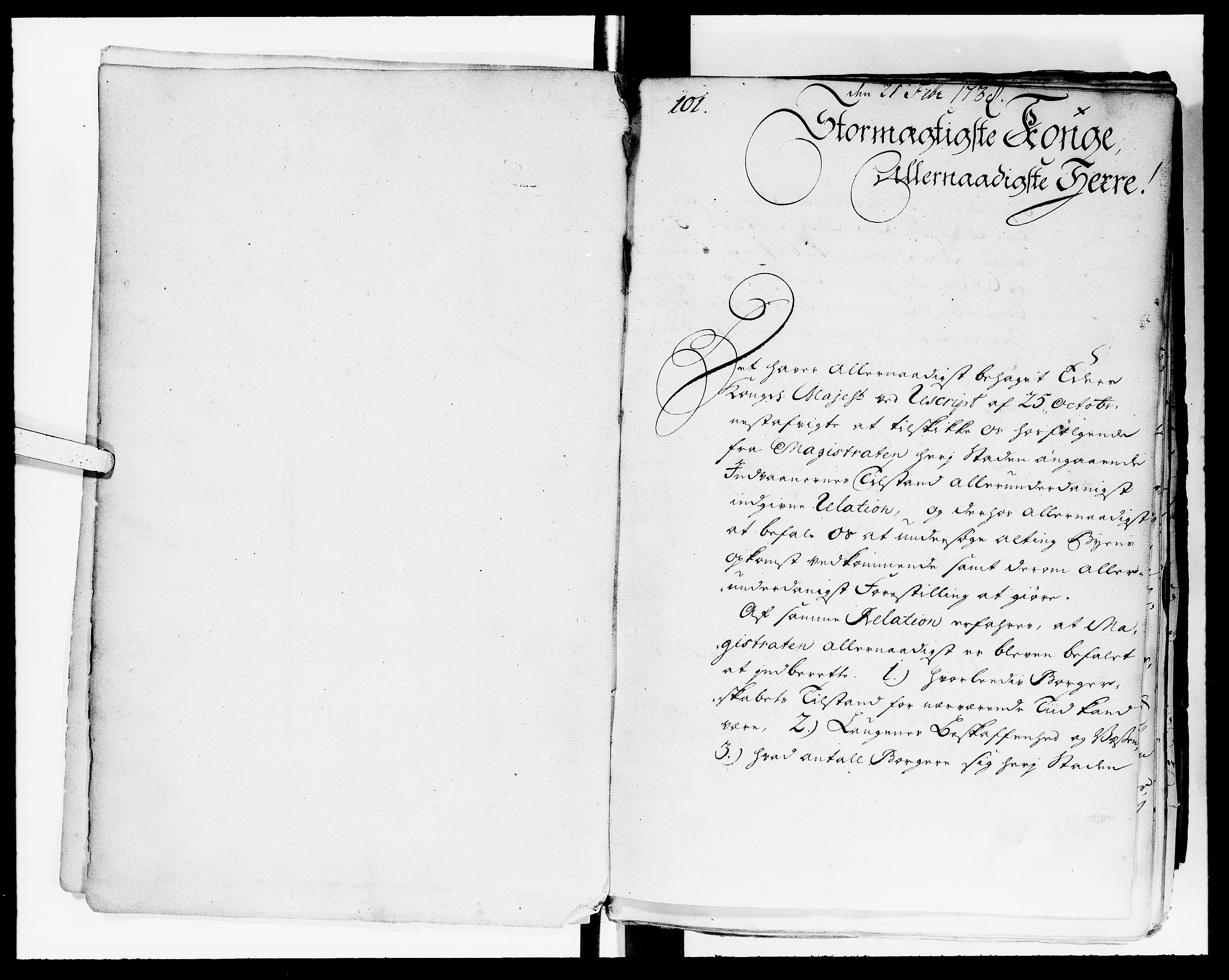 Kommercekollegiet, Dansk-Norske Sekretariat (1736-1771) / Kommercedeputationen (1771-1773), DRA/A-0002/-/002: Forestillinger, 1738-1740