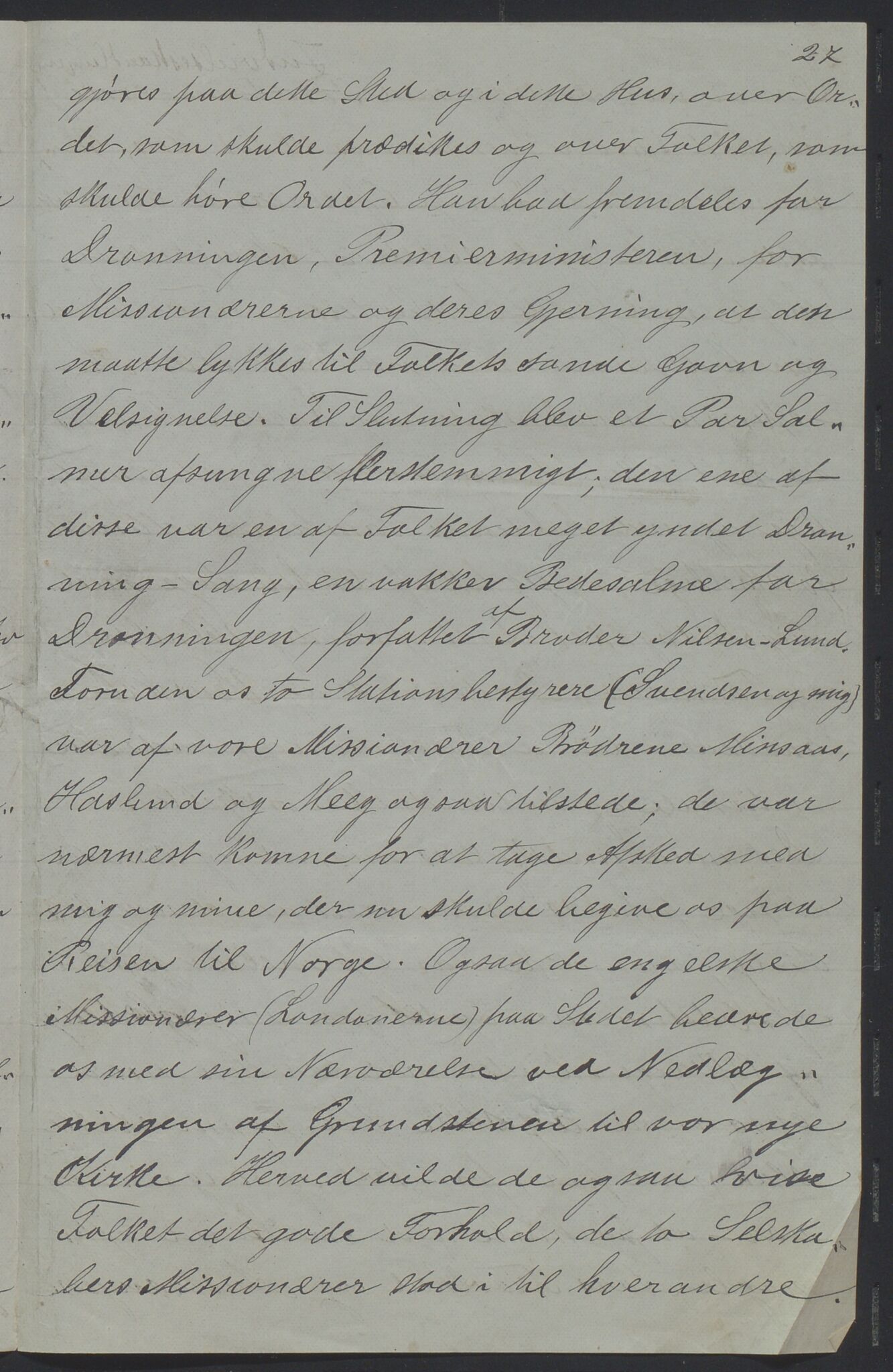 Det Norske Misjonsselskap - hovedadministrasjonen, VID/MA-A-1045/D/Da/Daa/L0036/0011: Konferansereferat og årsberetninger / Konferansereferat fra Madagaskar Innland., 1886, p. 27