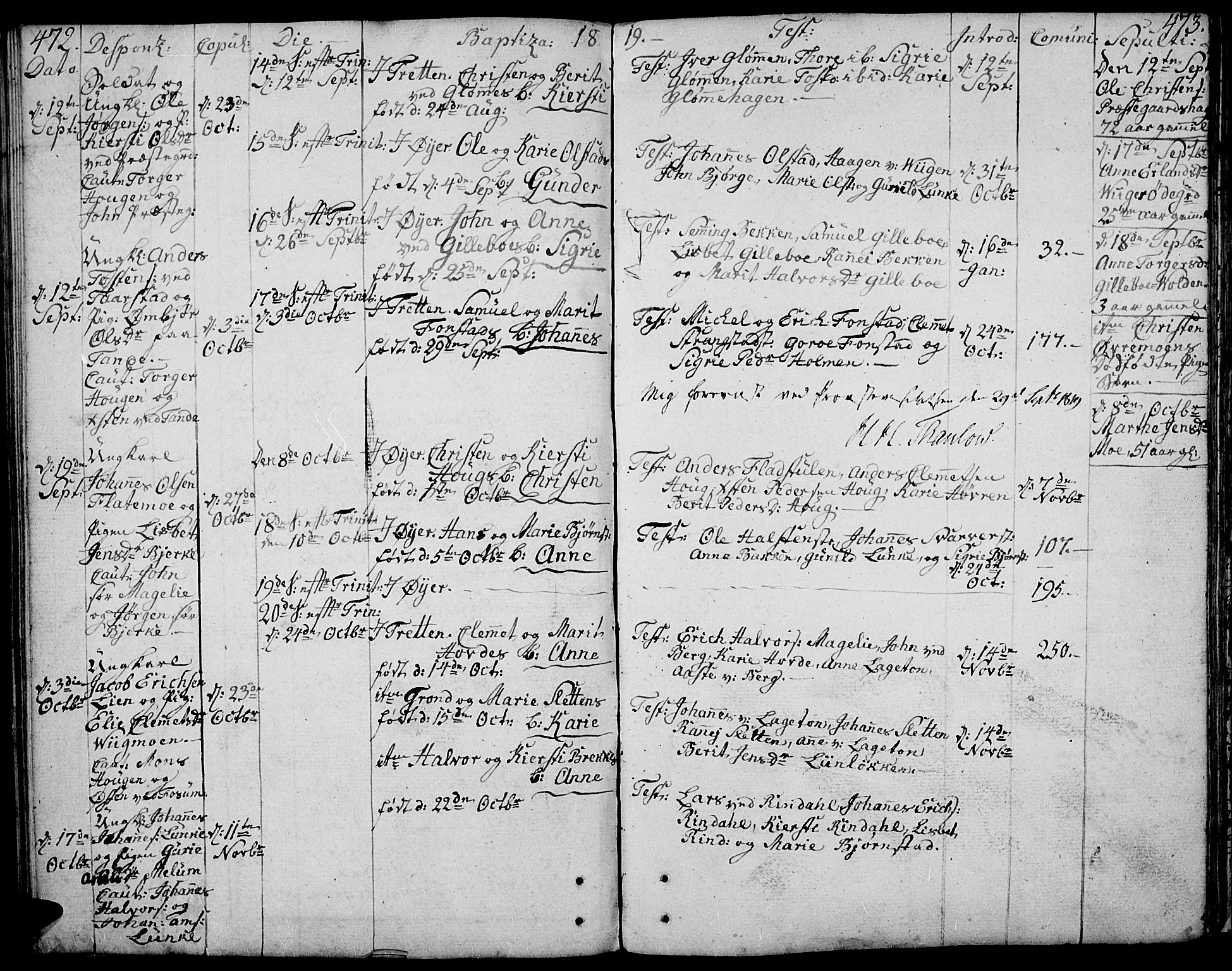 Øyer prestekontor, AV/SAH-PREST-084/H/Ha/Haa/L0003: Parish register (official) no. 3, 1784-1824, p. 472-473