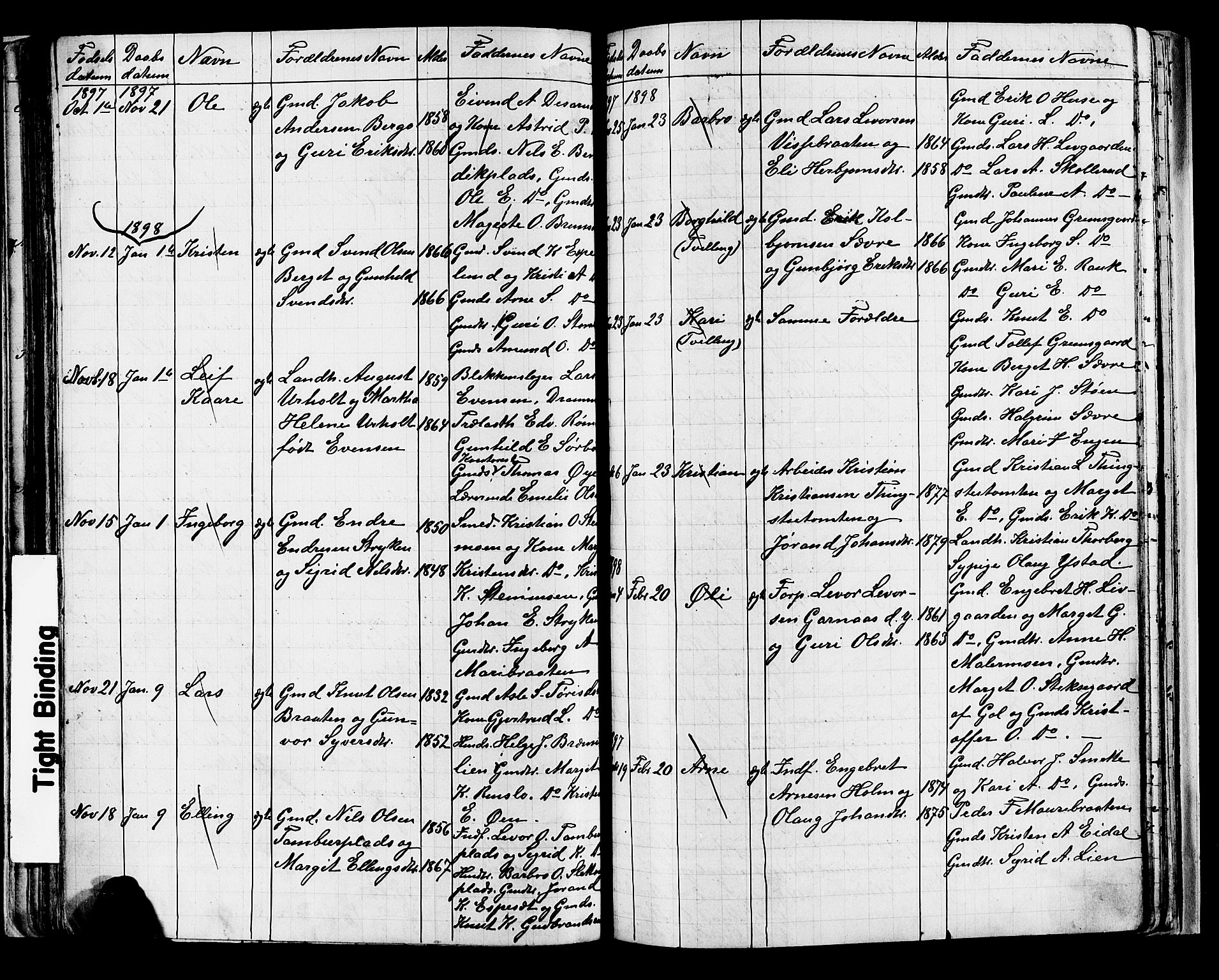 Nes kirkebøker, AV/SAKO-A-236/G/Ga/L0003: Parish register (copy) no. I 3, 1889-1909