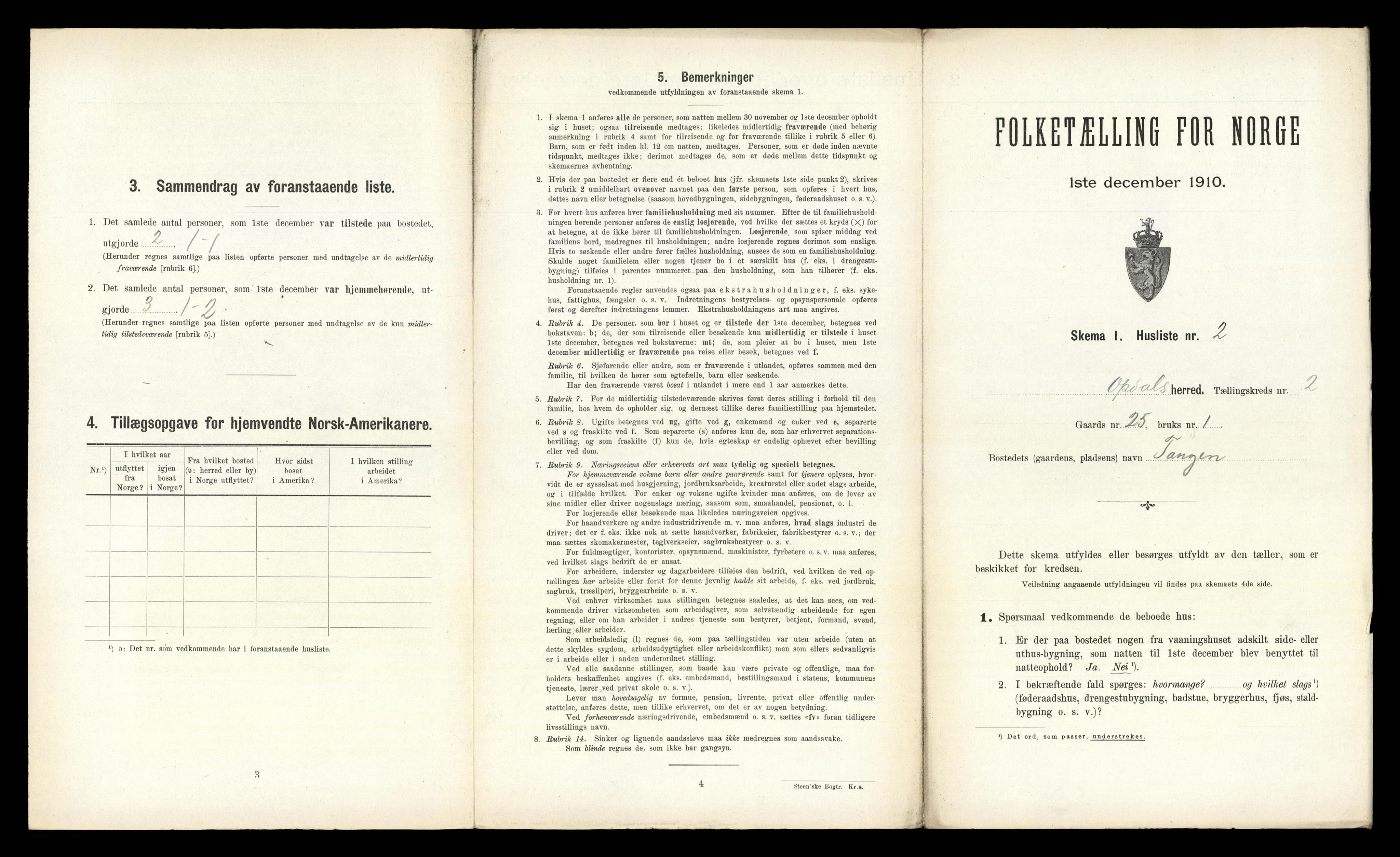 RA, 1910 census for Oppdal, 1910, p. 145