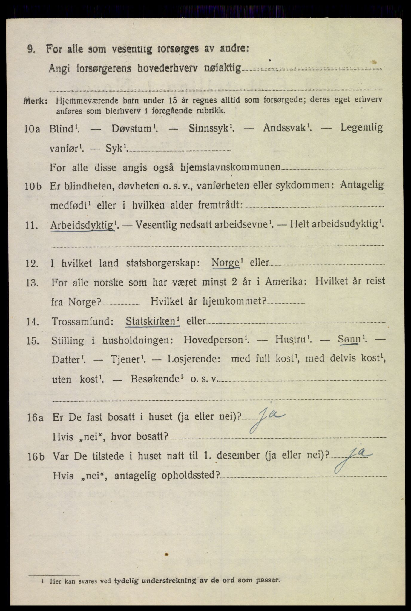 SAH, 1920 census for Fåberg, 1920, p. 3275