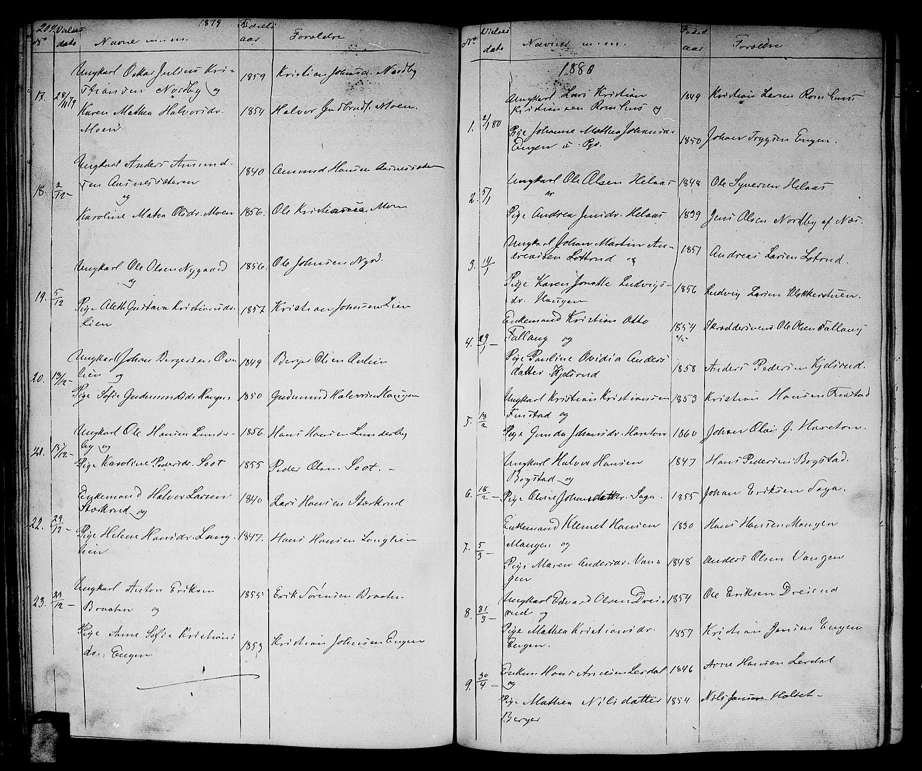 Aurskog prestekontor Kirkebøker, AV/SAO-A-10304a/G/Ga/L0003: Parish register (copy) no. I 3, 1858-1883, p. 204