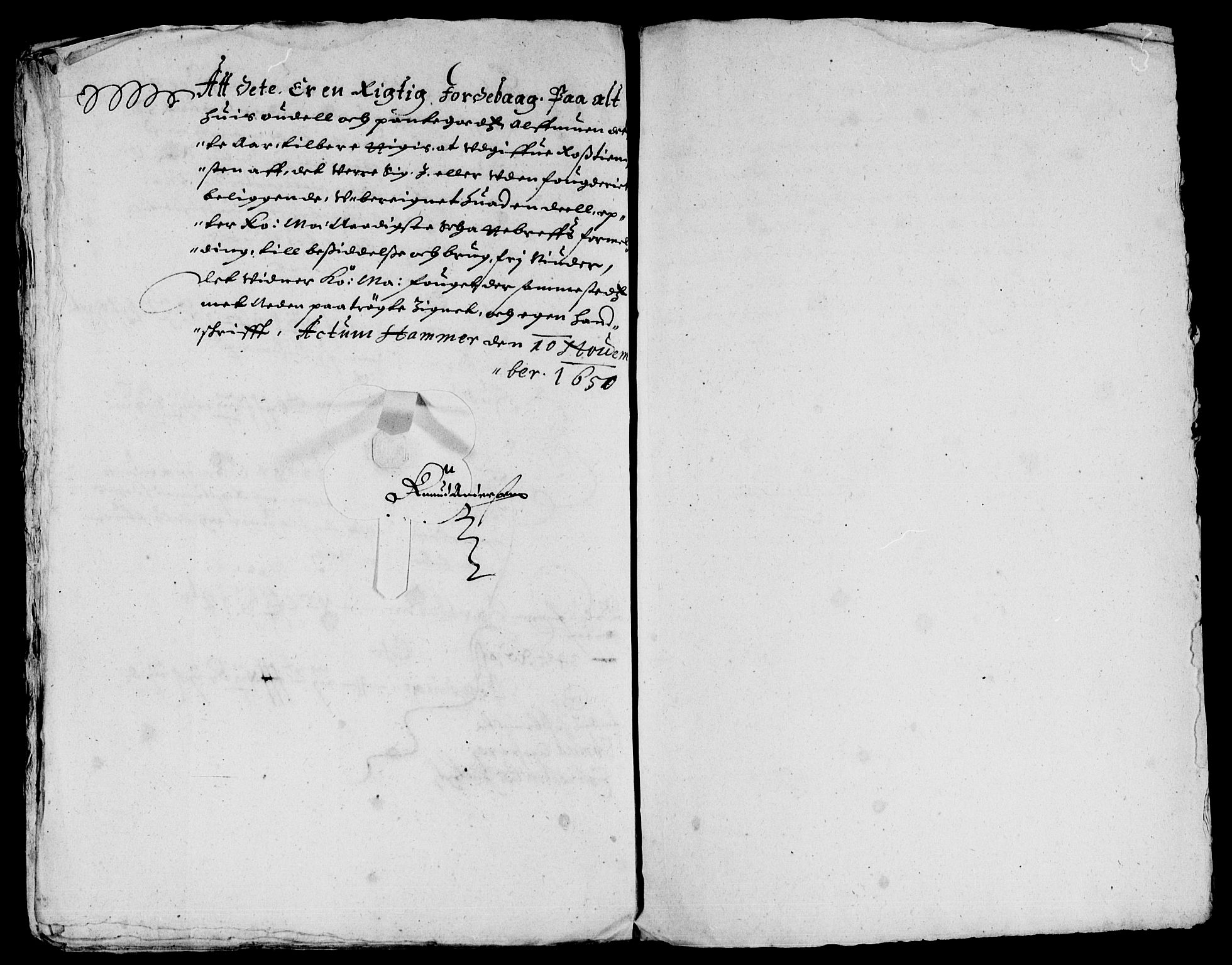 Rentekammeret inntil 1814, Reviderte regnskaper, Lensregnskaper, AV/RA-EA-5023/R/Rb/Rba/L0203: Akershus len, 1650-1651