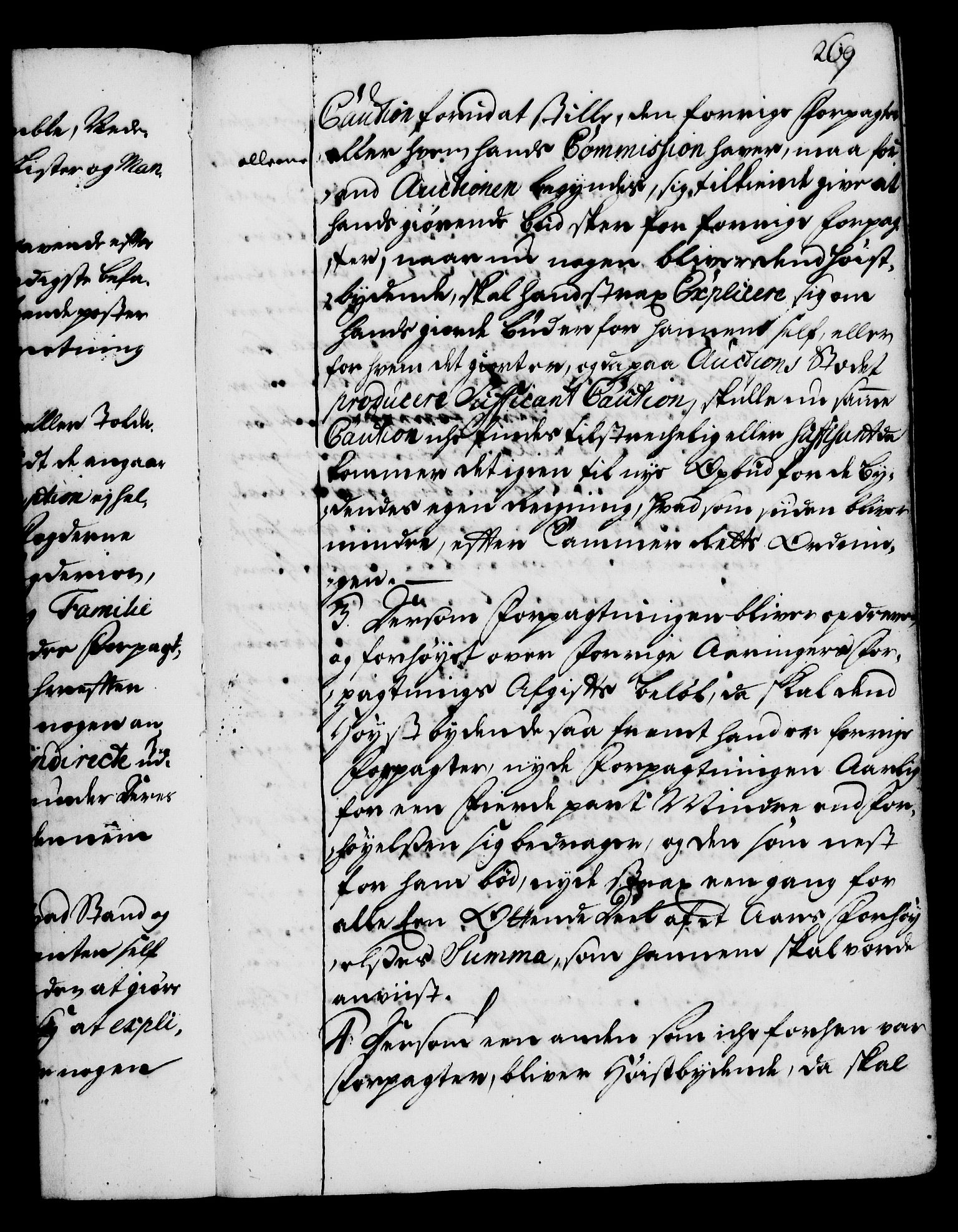 Rentekammeret, Kammerkanselliet, RA/EA-3111/G/Gg/Gga/L0002: Norsk ekspedisjonsprotokoll med register (merket RK 53.2), 1723-1727, p. 269