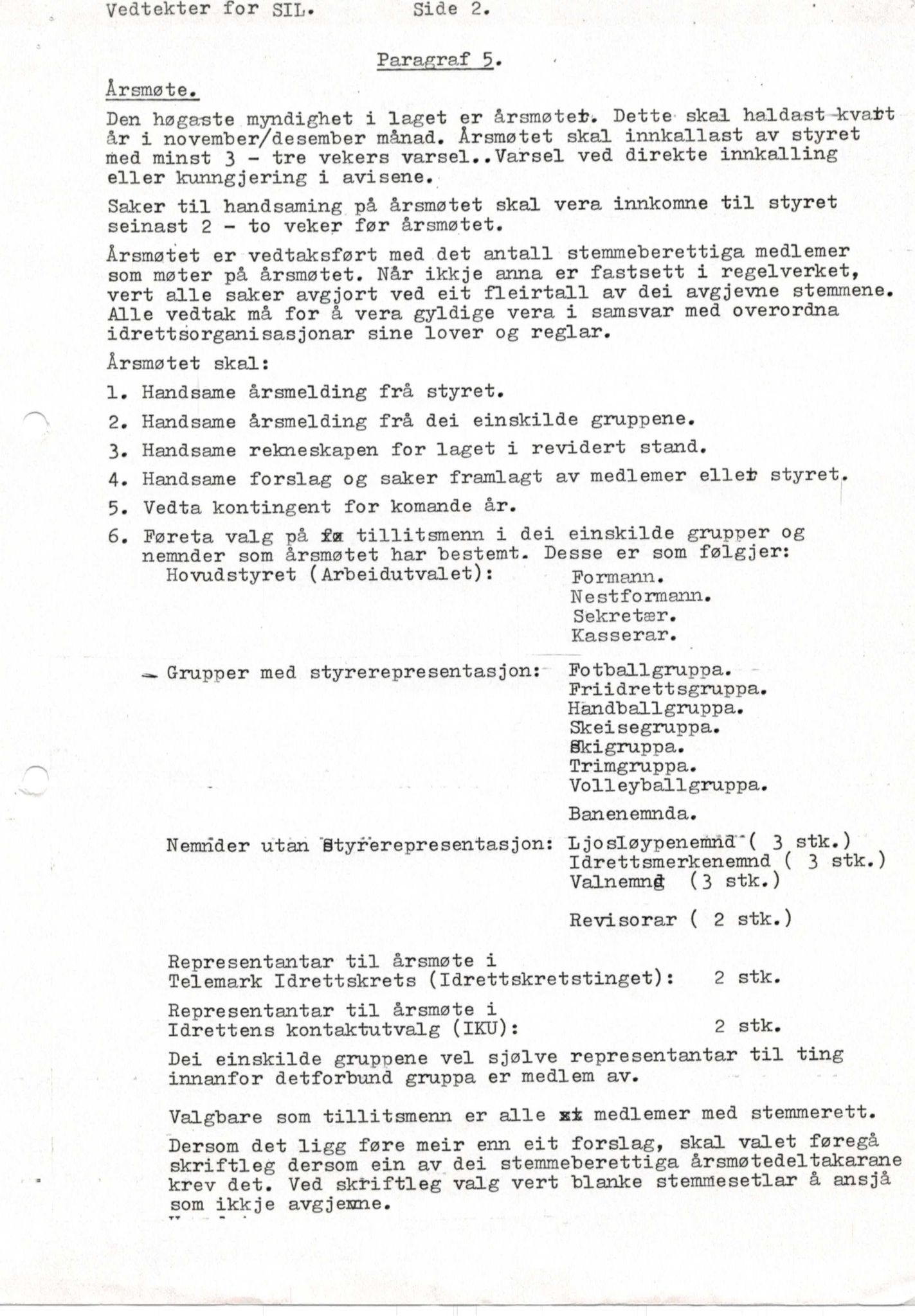 Seljord Idrettslag, VTM/A-1034/A/Ab/L0001: Årsmeldingar, 1981