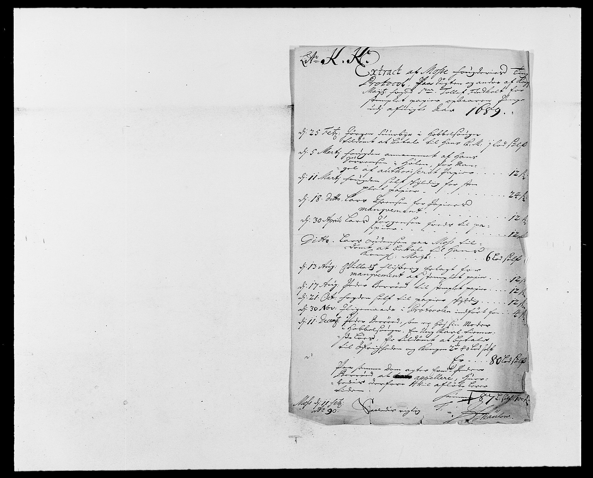 Rentekammeret inntil 1814, Reviderte regnskaper, Fogderegnskap, AV/RA-EA-4092/R02/L0106: Fogderegnskap Moss og Verne kloster, 1688-1691, p. 148