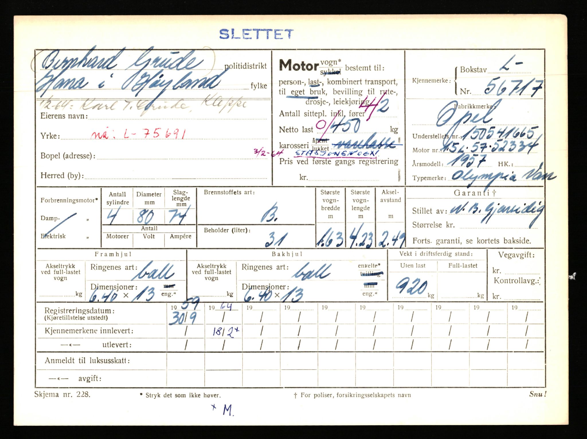 Stavanger trafikkstasjon, AV/SAST-A-101942/0/F/L0056: L-56500 - L-57199, 1930-1971, p. 690