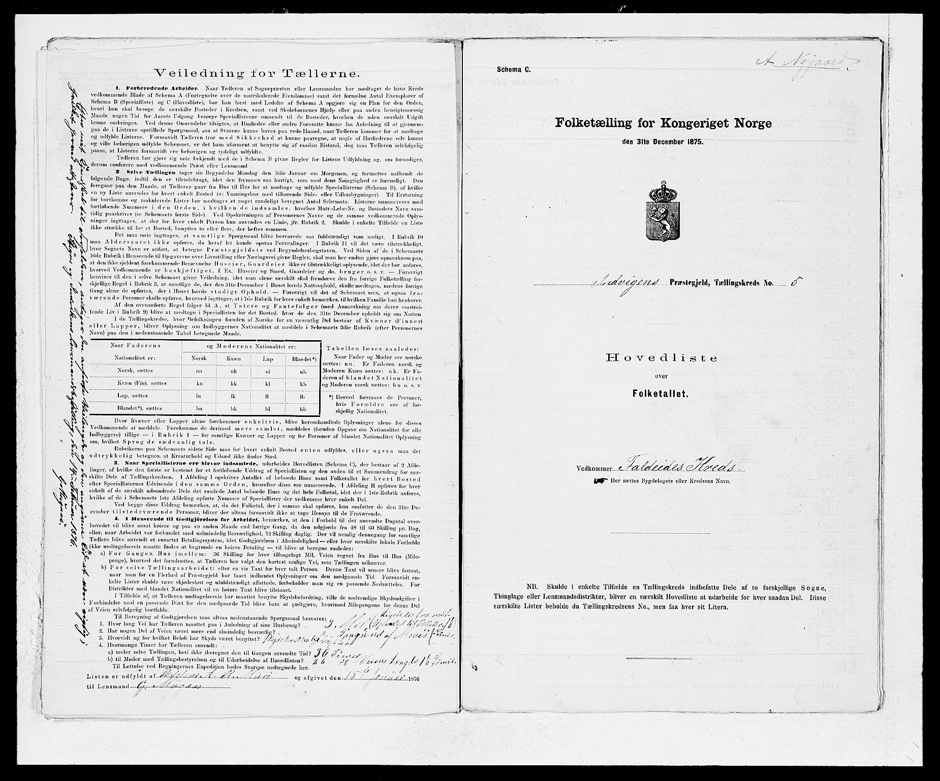 SAB, 1875 Census for 1447P Innvik, 1875, p. 10