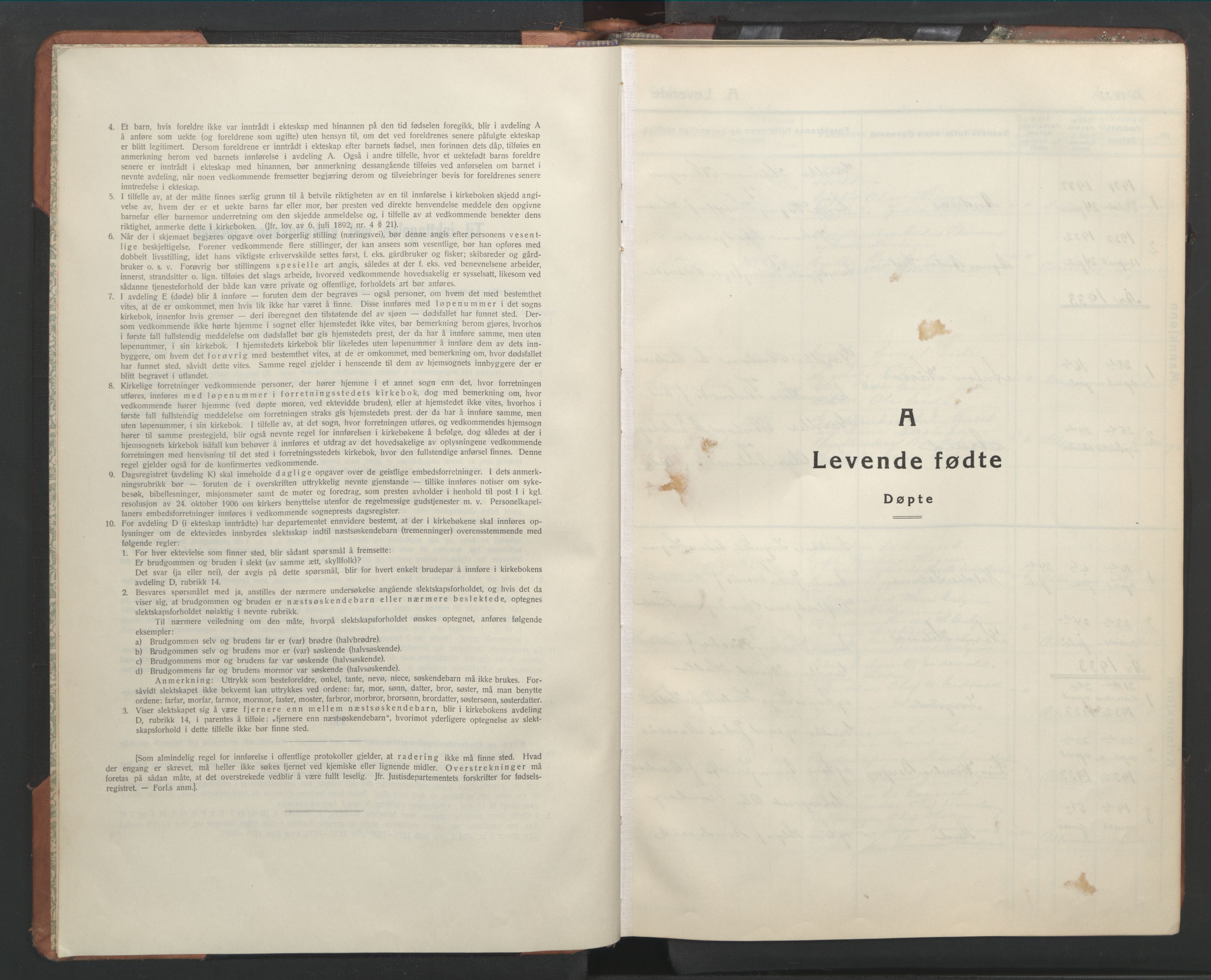 Ministerialprotokoller, klokkerbøker og fødselsregistre - Møre og Romsdal, AV/SAT-A-1454/542/L0559: Parish register (copy) no. 542C02, 1932-1952