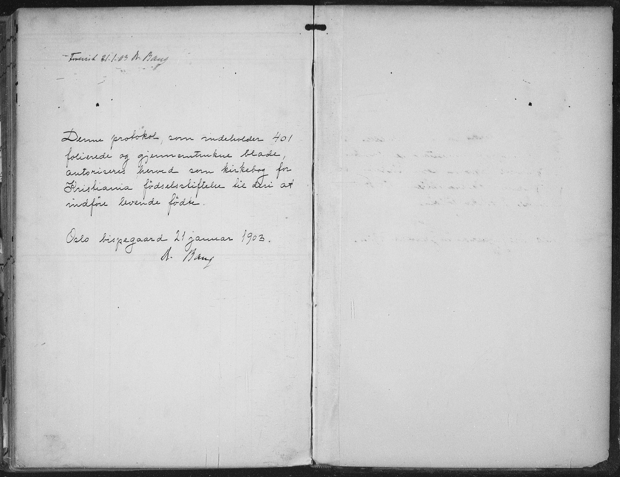 Rikshospitalet prestekontor Kirkebøker, SAO/A-10309b/F/L0012: Parish register (official) no. 12, 1901-1904