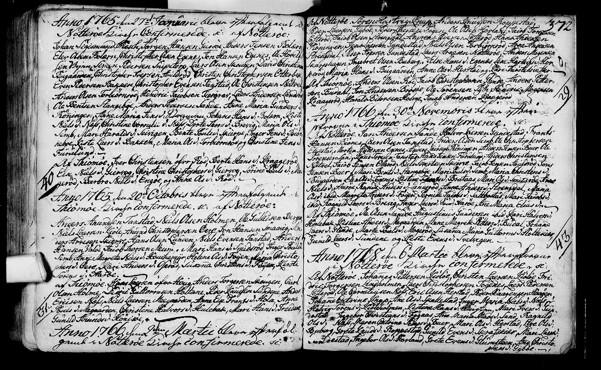 Nøtterøy kirkebøker, SAKO/A-354/F/Fa/L0002: Parish register (official) no. I 2, 1738-1790, p. 372
