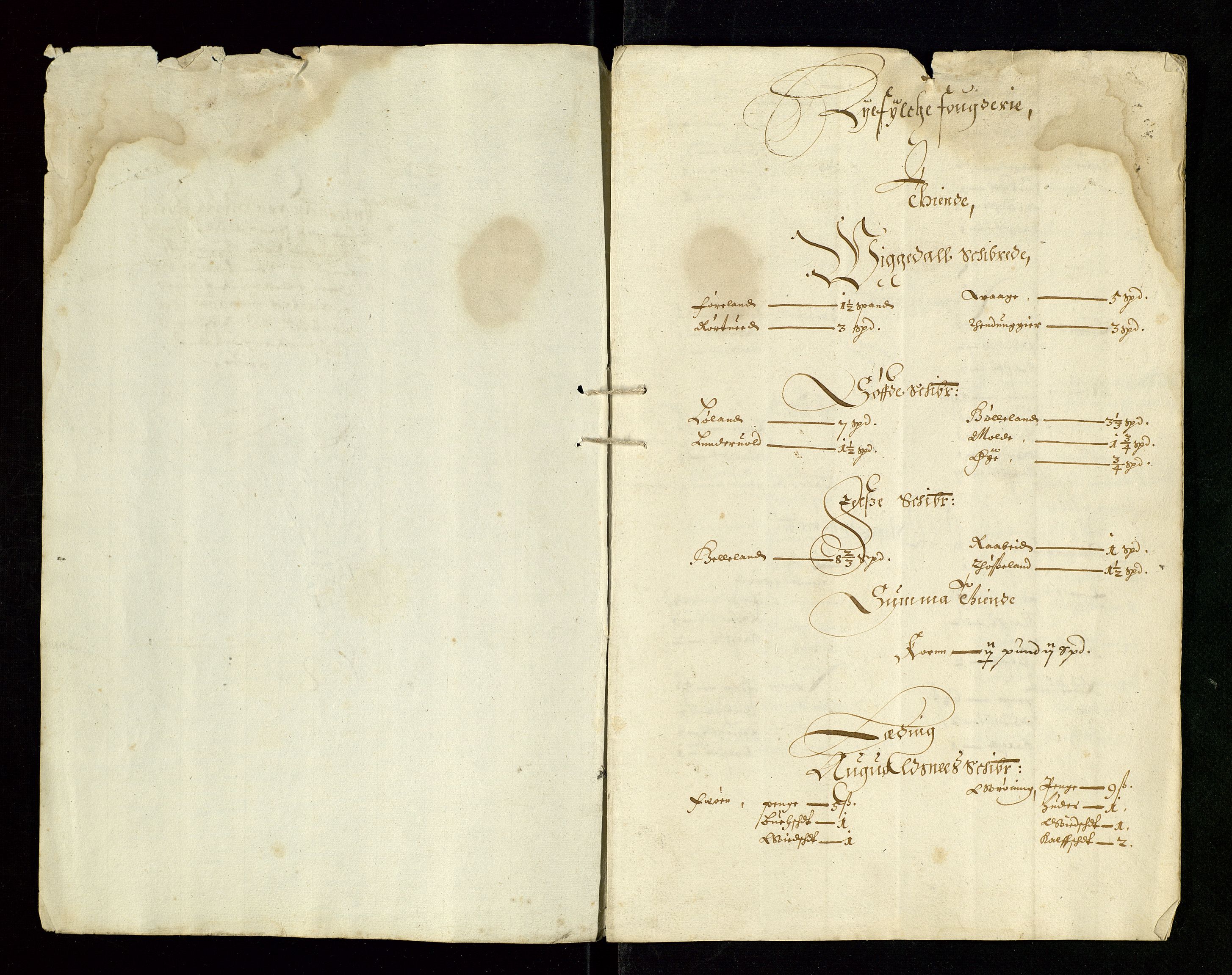 Stavanger len, AV/SAST-A-101870/Ob/L0030: Diverse, 1659-1662, p. 54