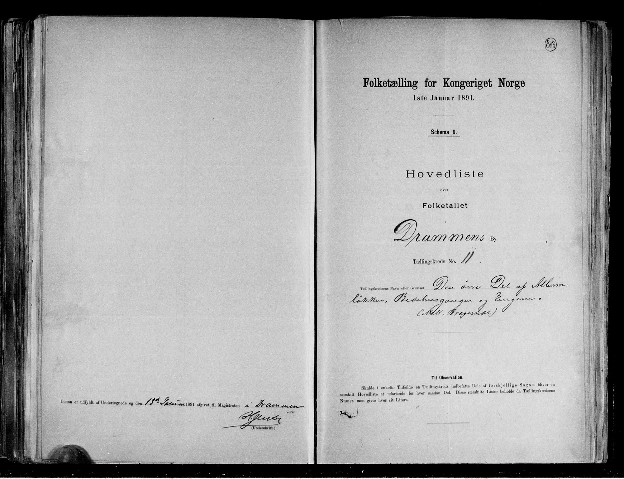 RA, 1891 census for 0602 Drammen, 1891, p. 28