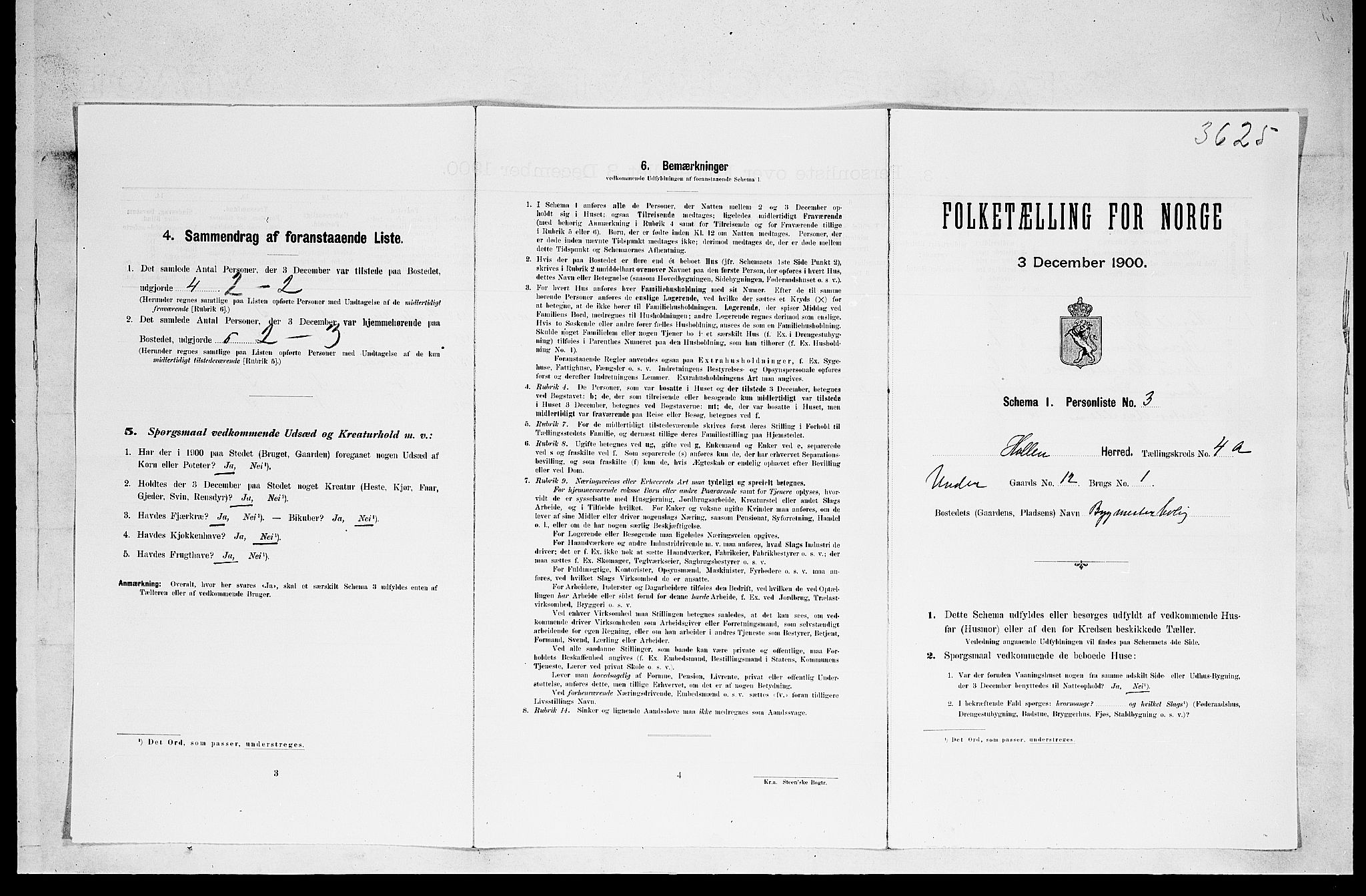 SAKO, 1900 census for Holla, 1900, p. 345