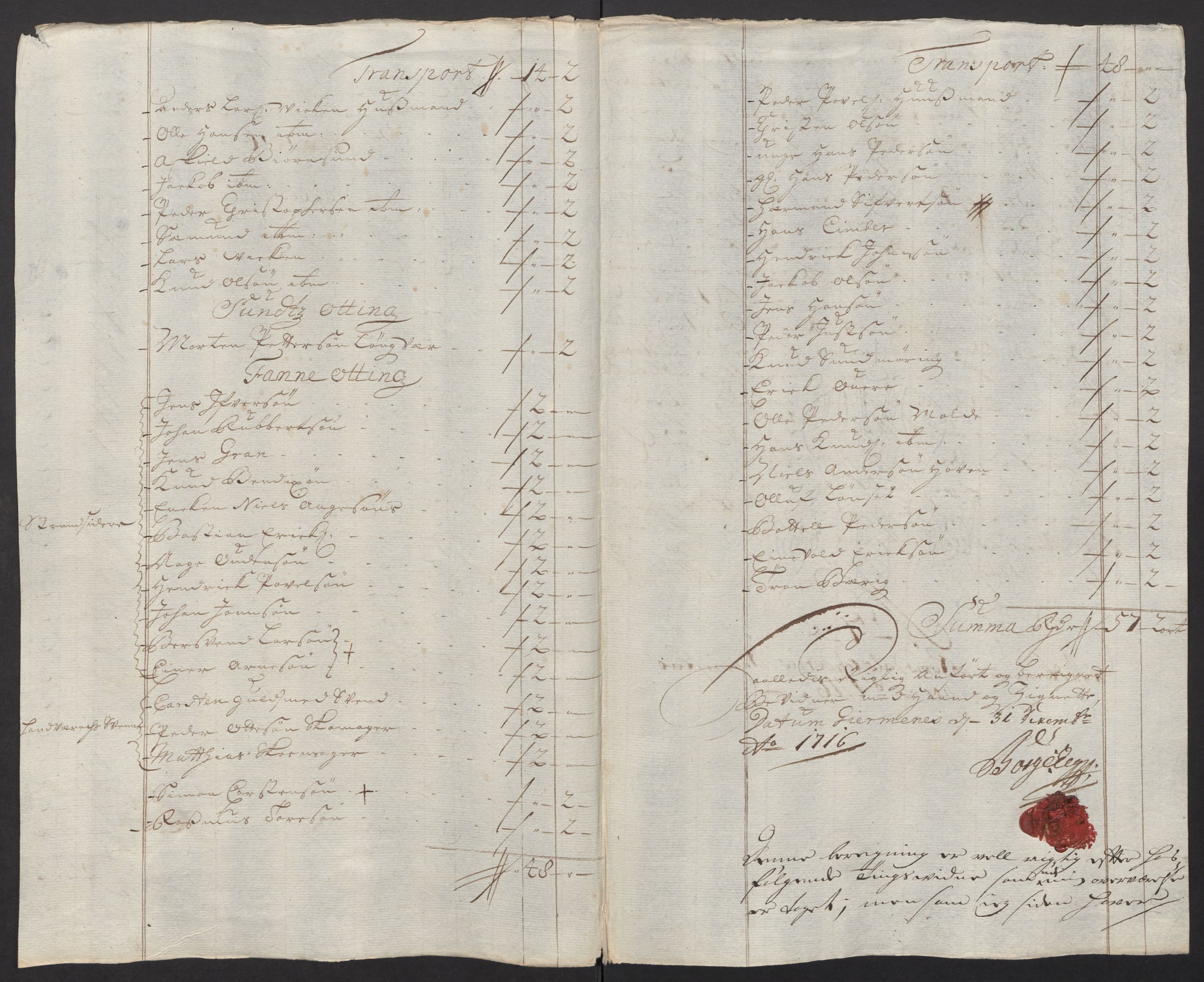 Rentekammeret inntil 1814, Reviderte regnskaper, Fogderegnskap, RA/EA-4092/R55/L3663: Fogderegnskap Romsdal, 1715-1716, p. 355